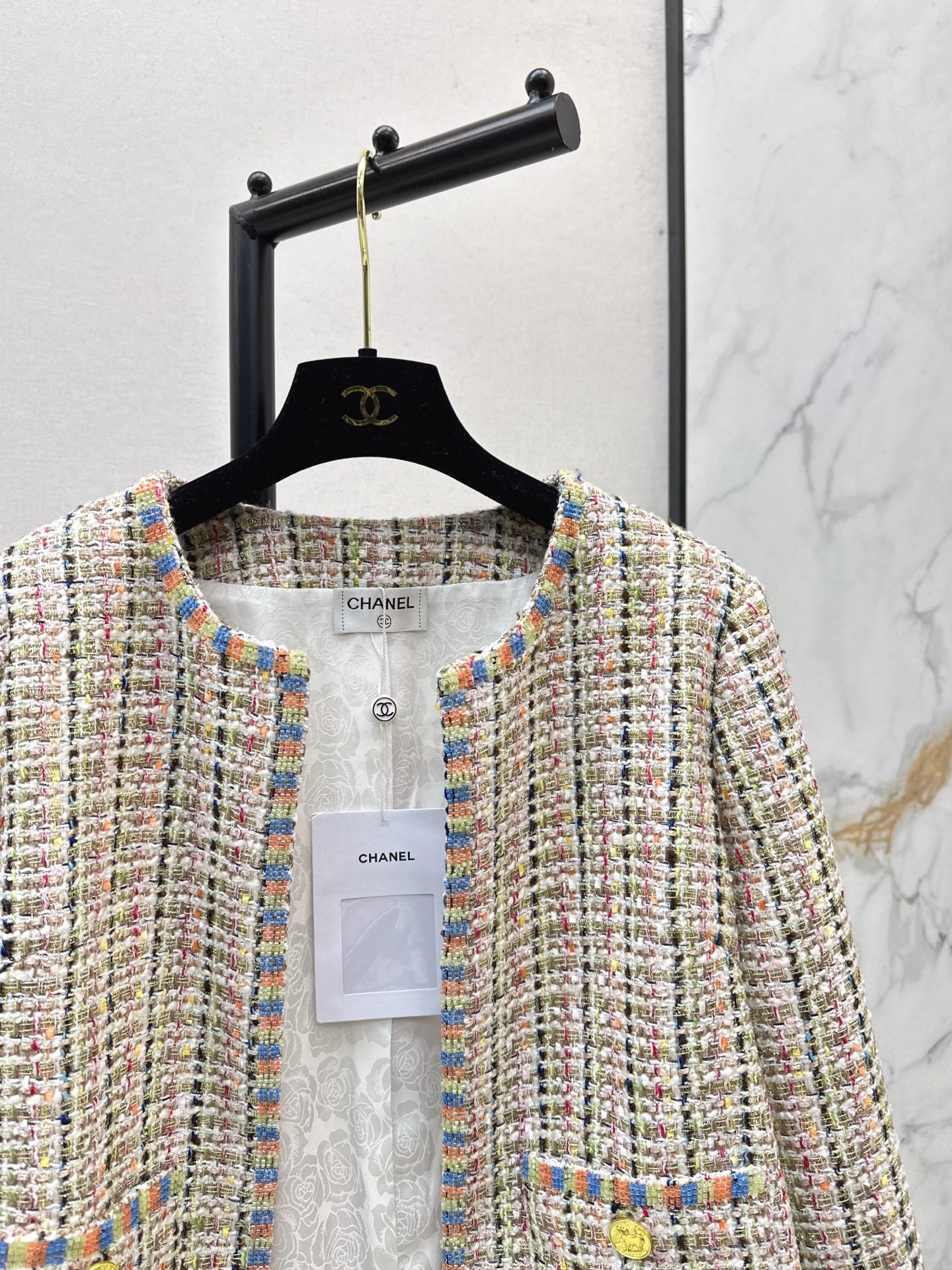 C 25 New woven woolen woolen woolen coat