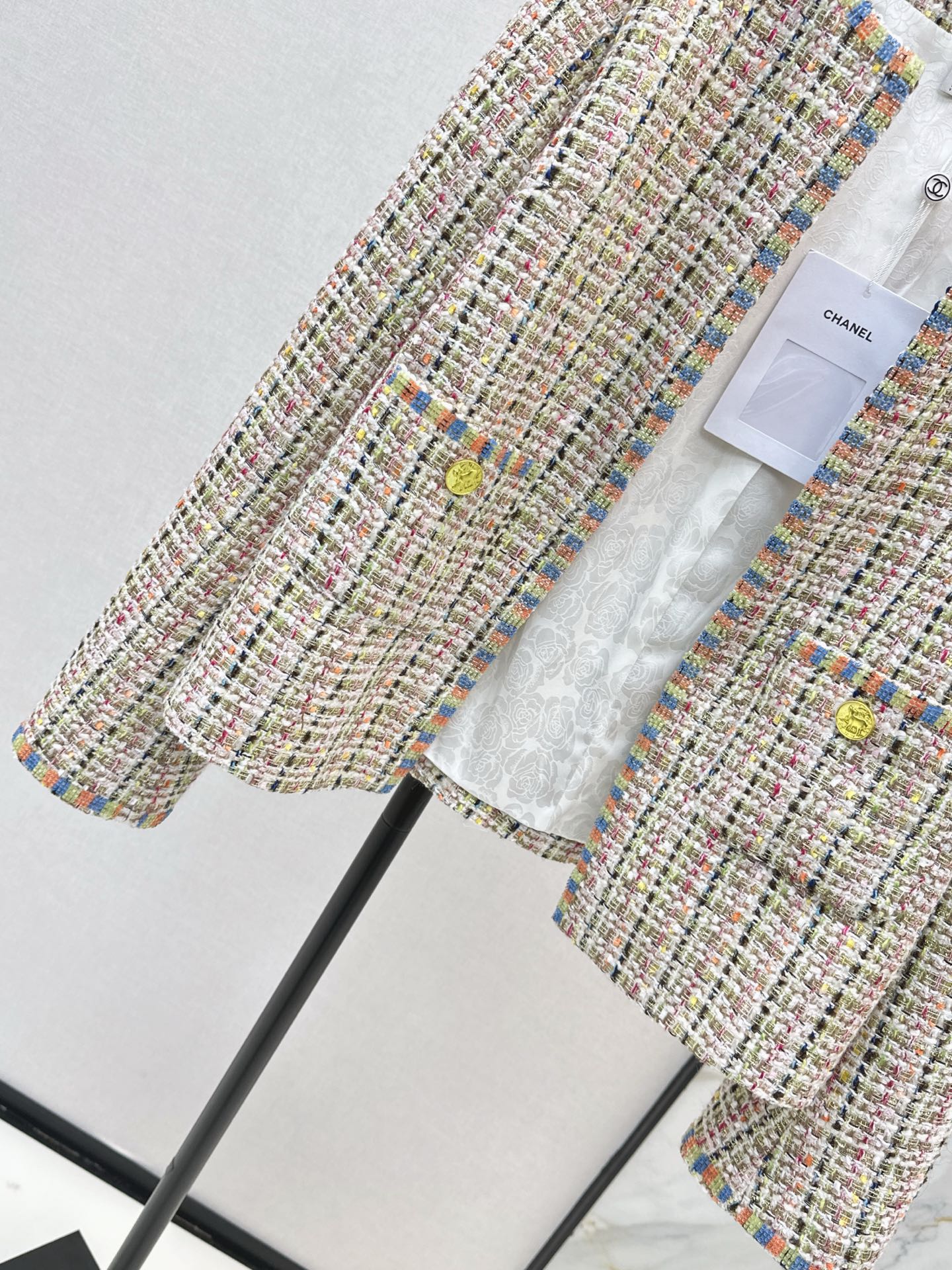 C 25 New woven woolen woolen woolen coat