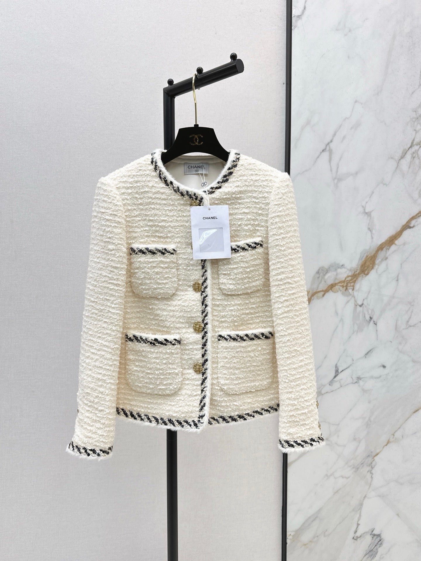 C 25 New woven woolen woolen woolen coat