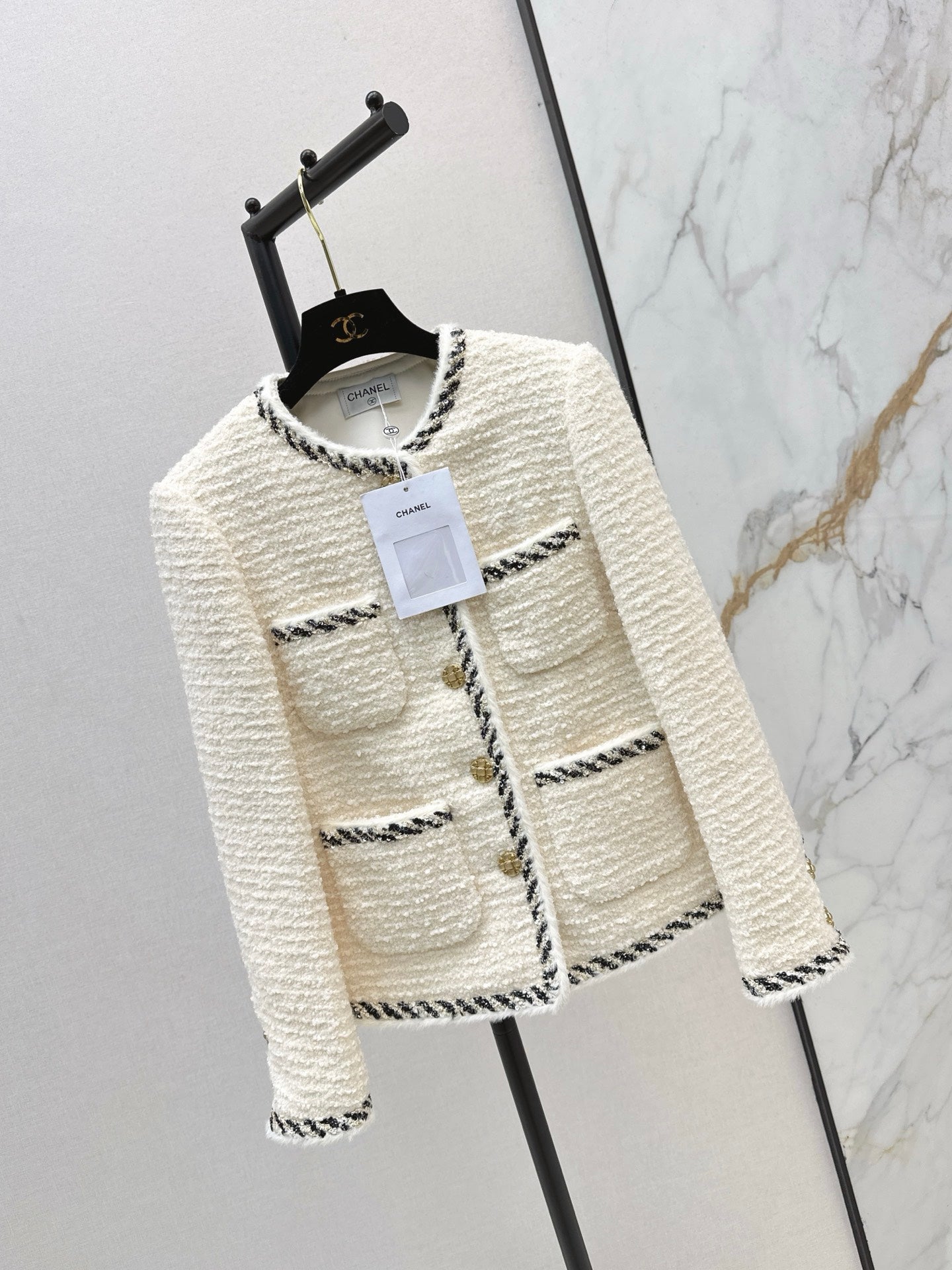 C 25 New woven woolen woolen woolen coat