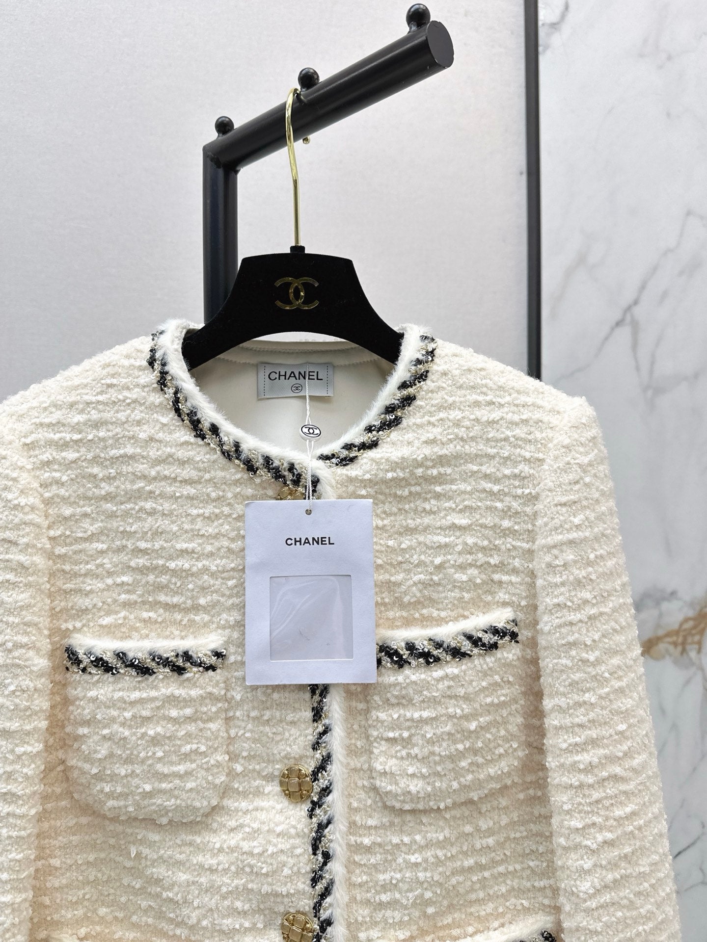 C 25 New woven woolen woolen woolen coat