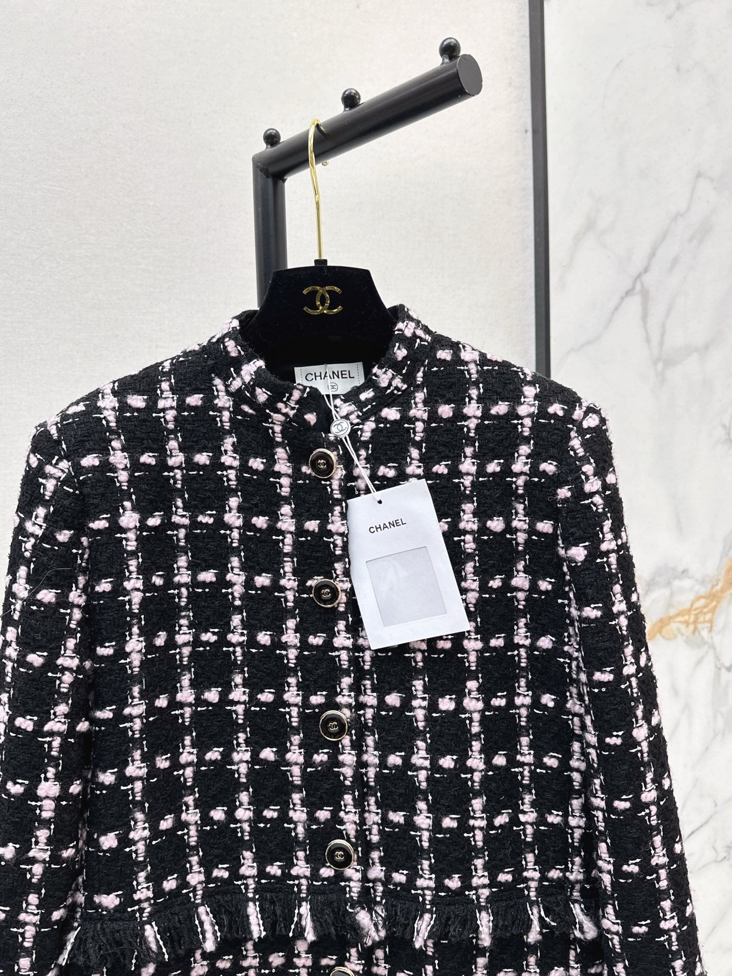C 25 New Positioning Plaid Woven Long Dress🖤