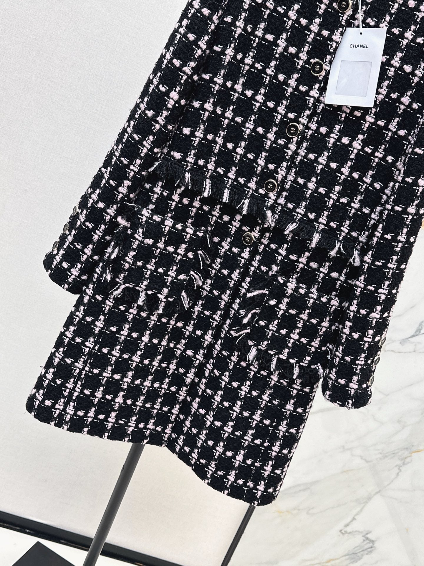 C 25 New Positioning Plaid Woven Long Dress🖤