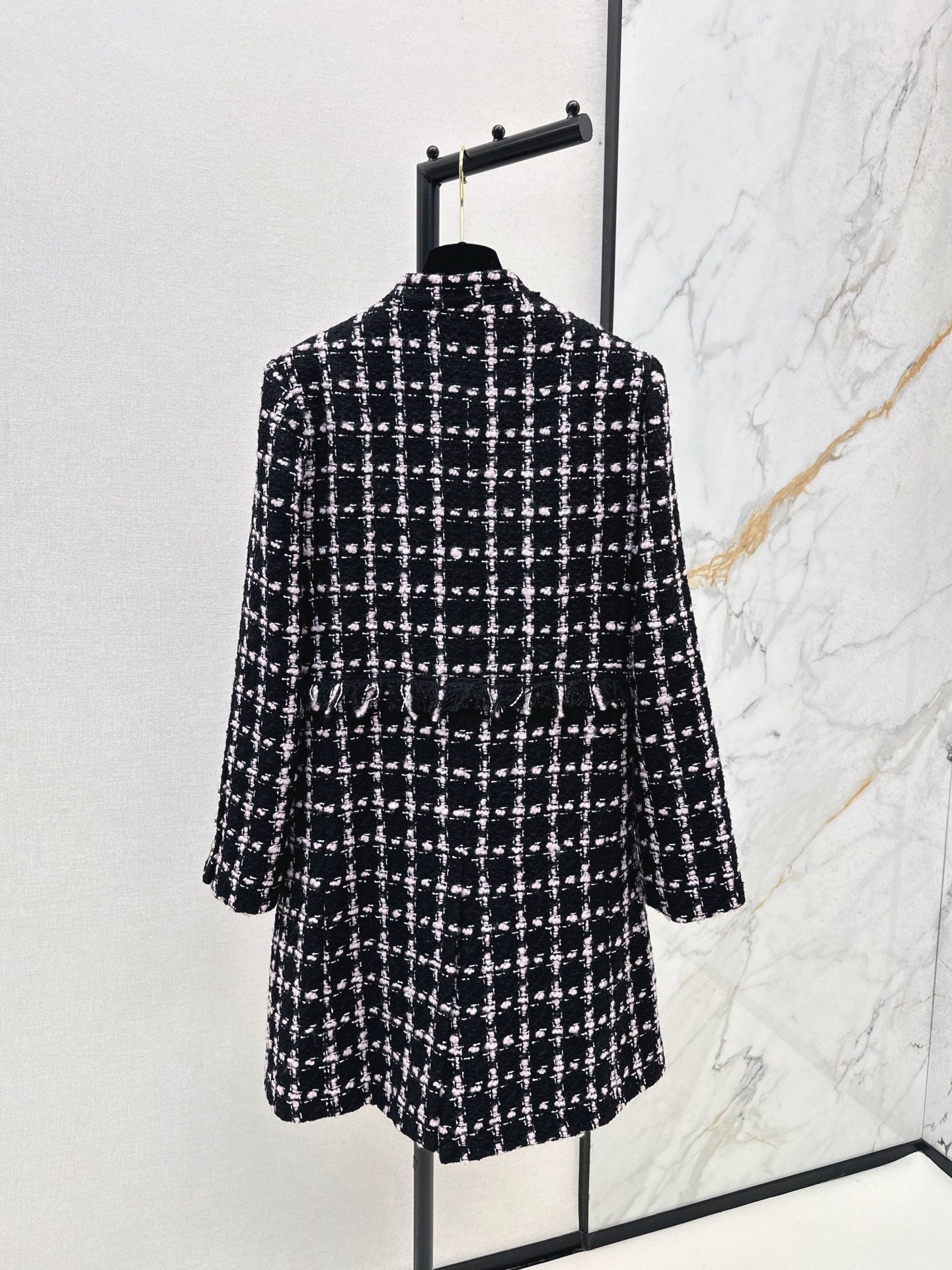 C 25 New Positioning Plaid Woven Long Dress🖤