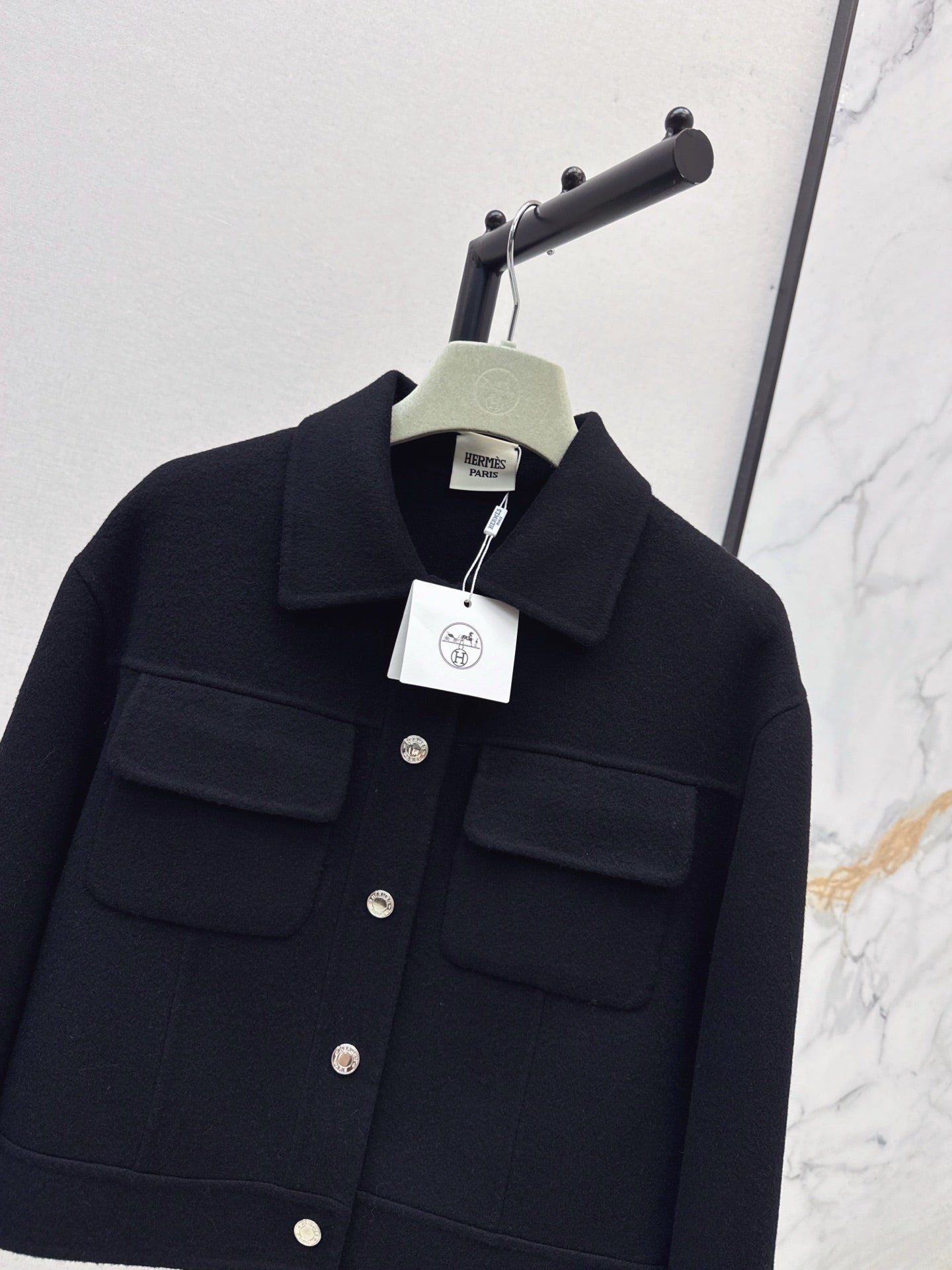 He 25fw New Cashmere Short Jacket