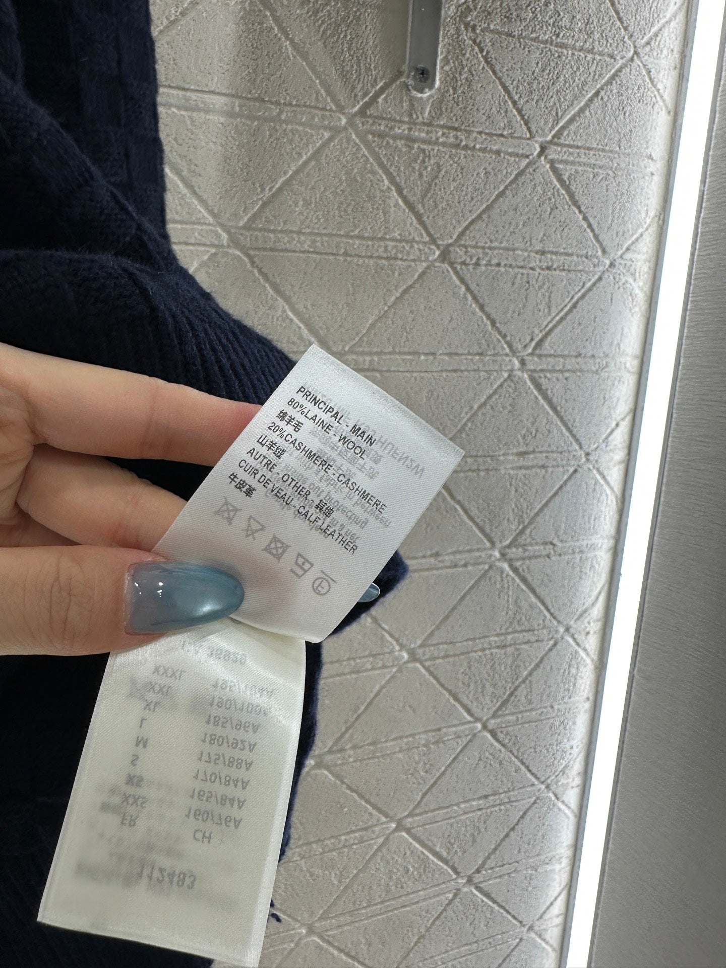 L 25 Turtleneck Zippered Knit Cashmere Wool Sweater