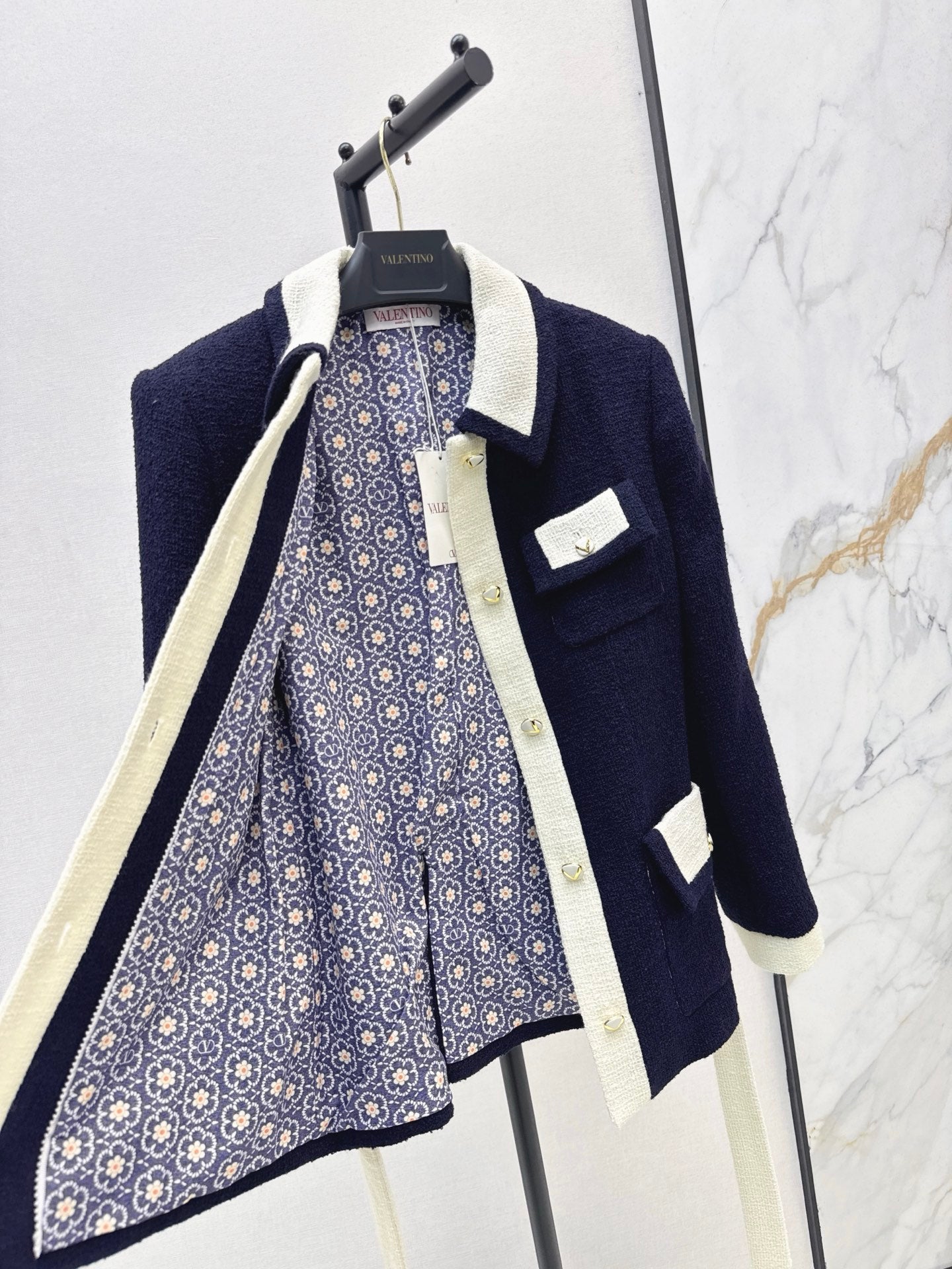 Val 25 New Lapel Four Pocket Midi Jacket