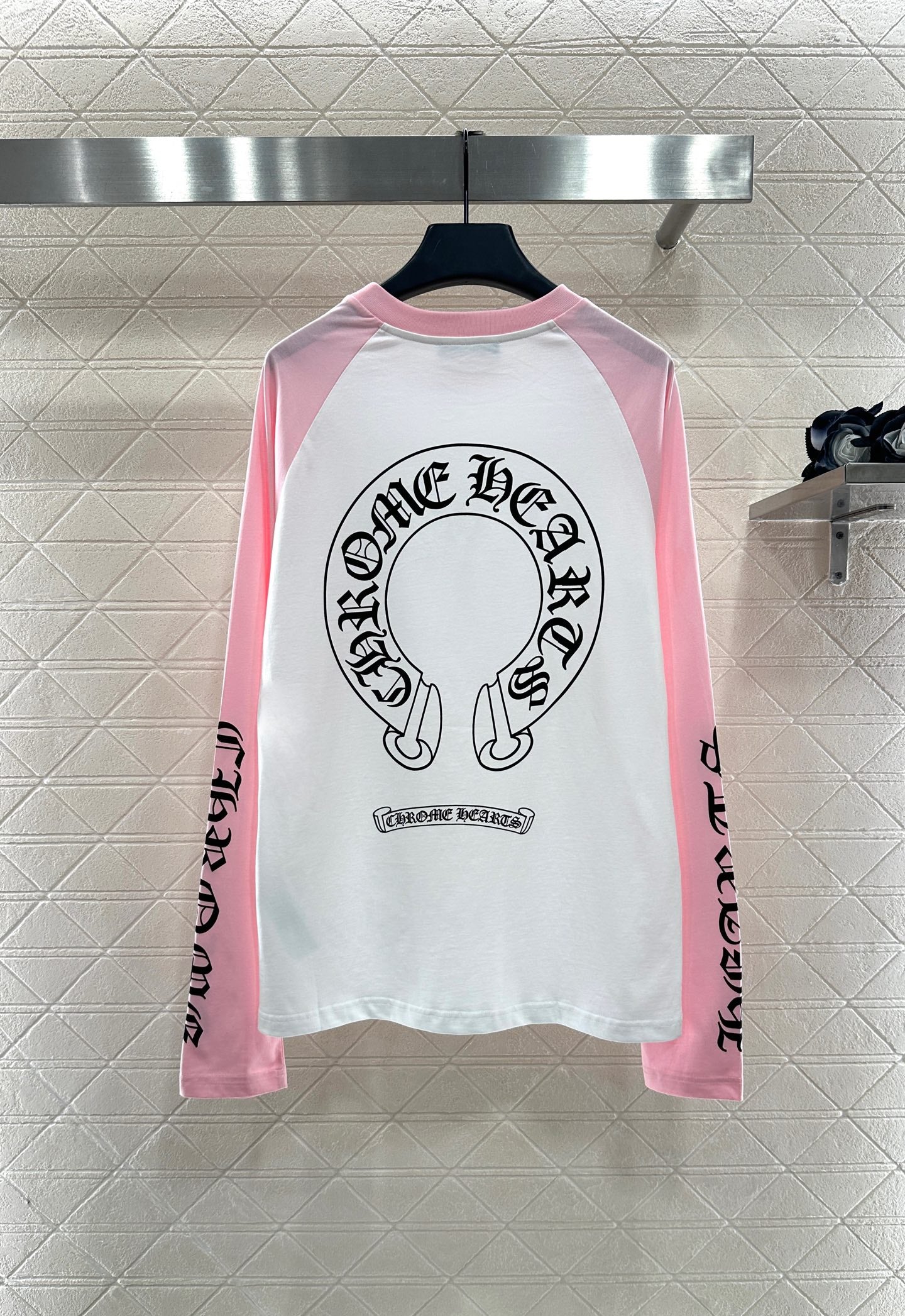 Chr 25 Letter print long-sleeved top