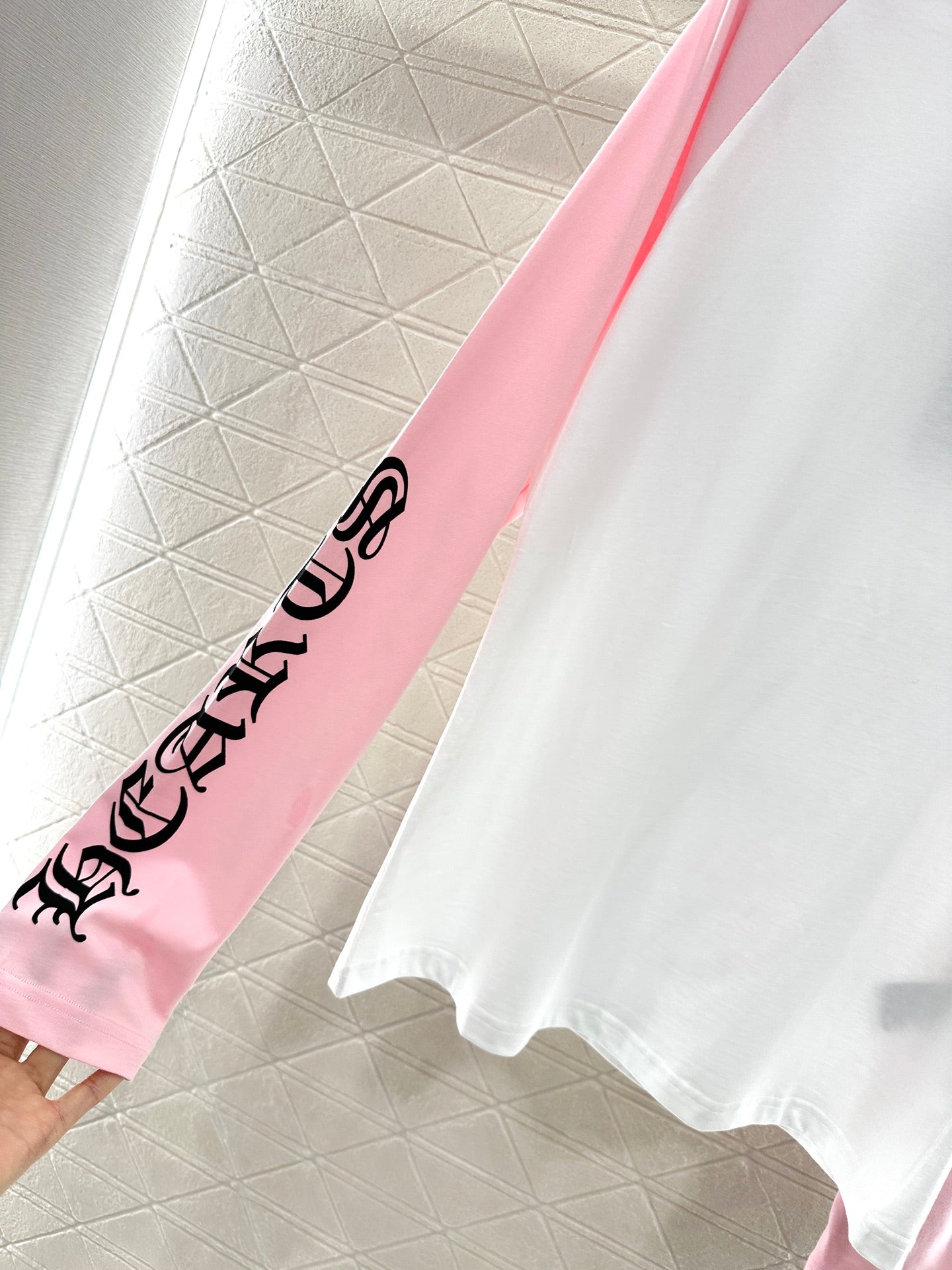 Chr 25 Letter print long-sleeved top