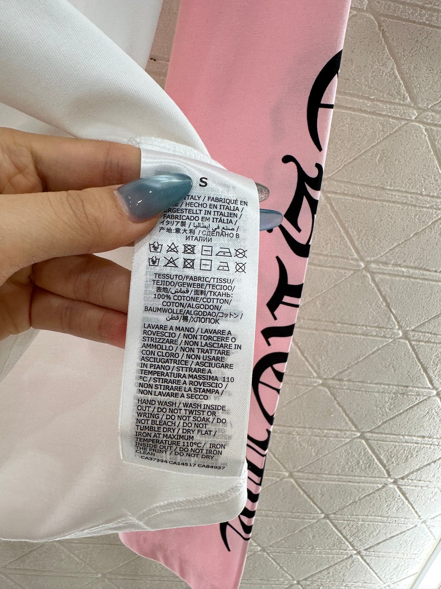 Chr 25 Letter print long-sleeved top