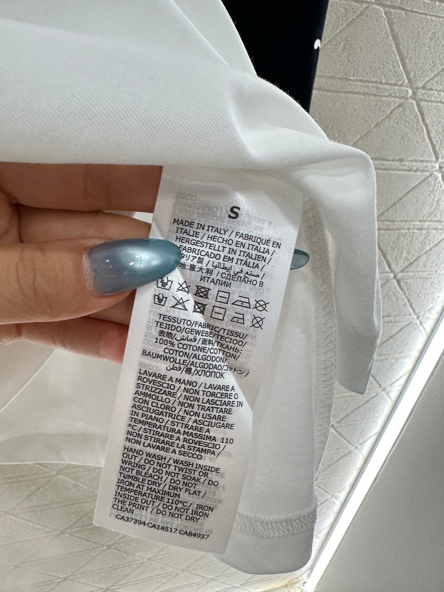 Chr 25 Letter print long-sleeved top