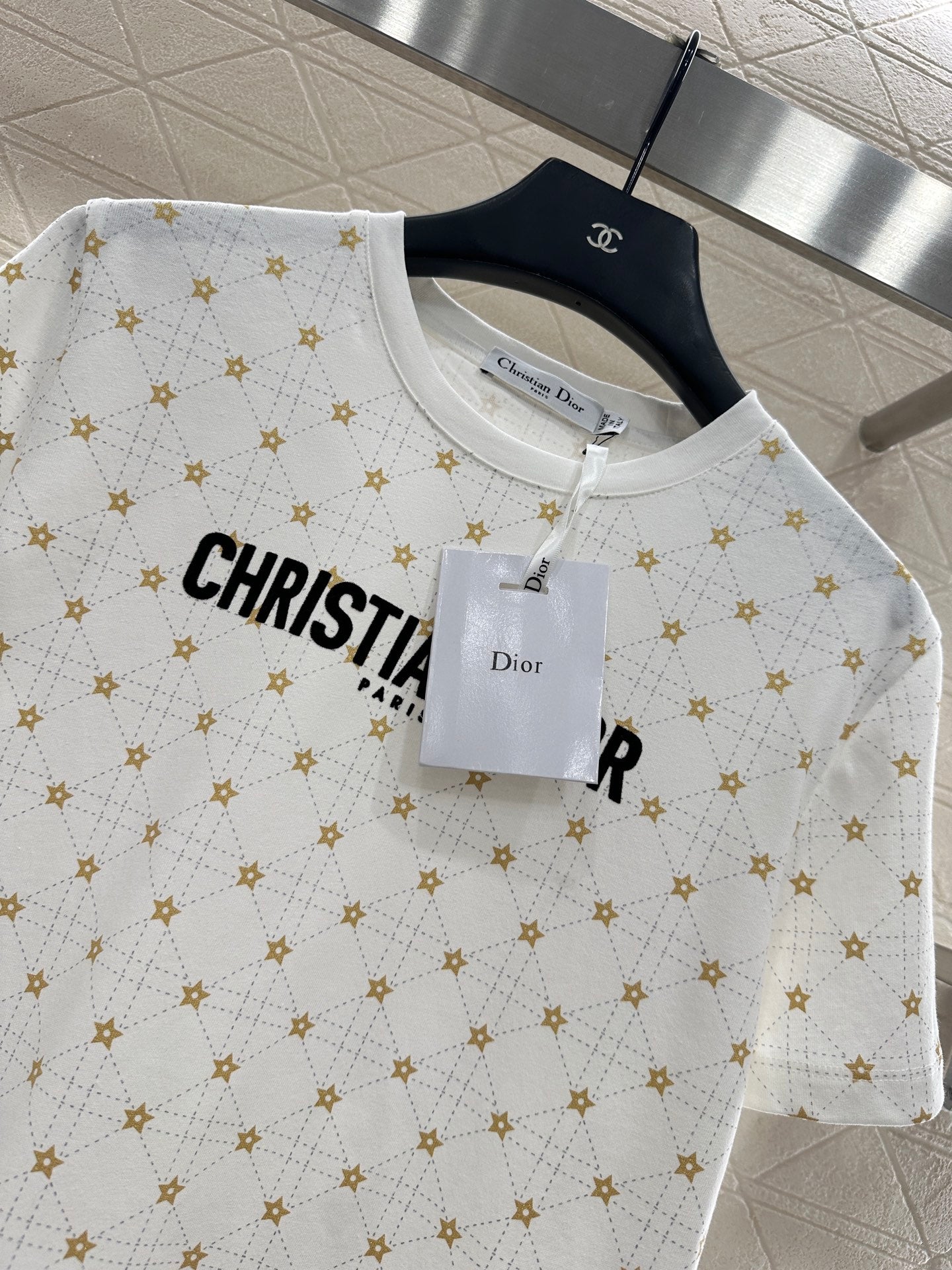 Di 25 Tengge pattern five-pointed star short sleeves