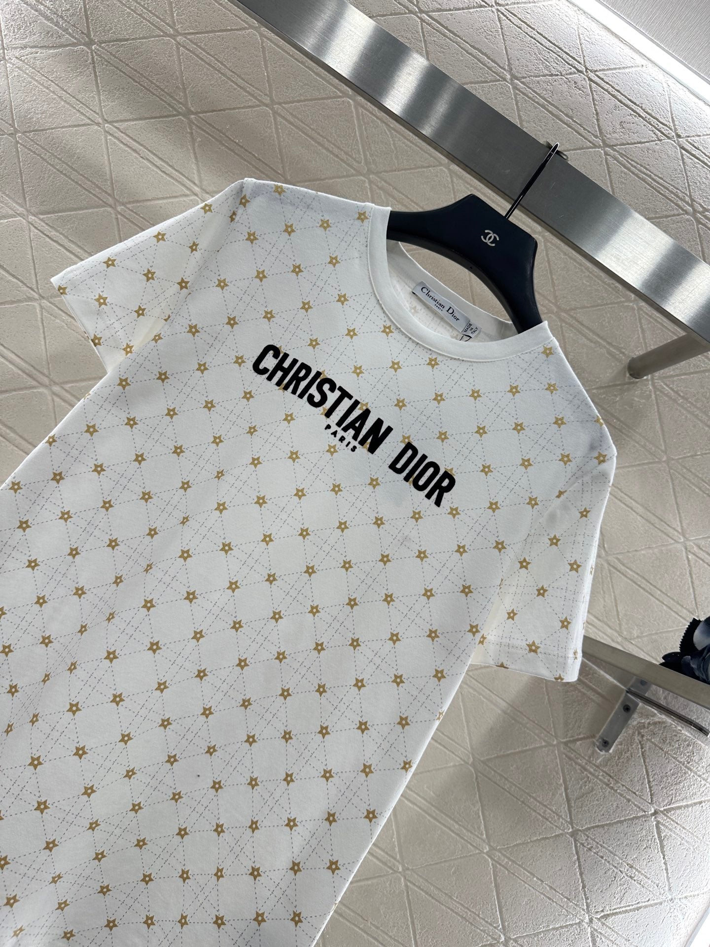 Di 25 Tengge pattern five-pointed star short sleeves