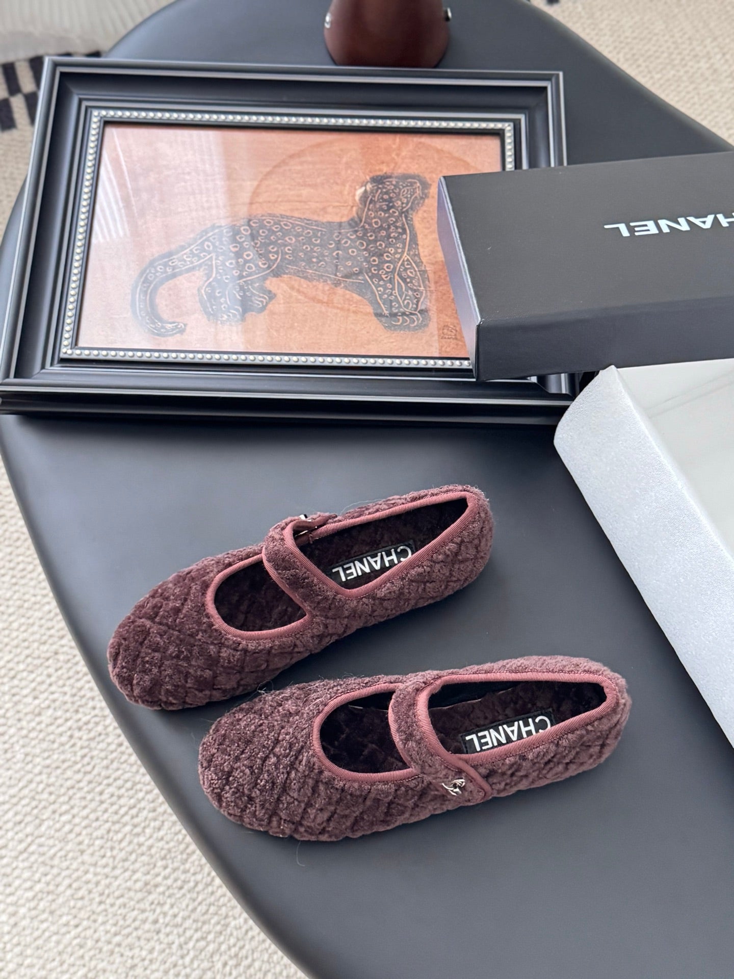 C 25K New wool ballet flats