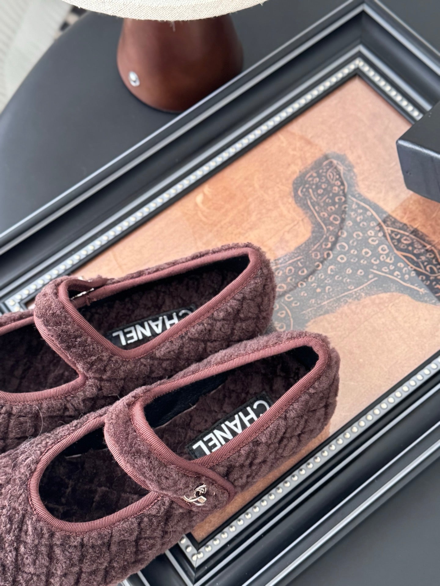 C 25K New wool ballet flats