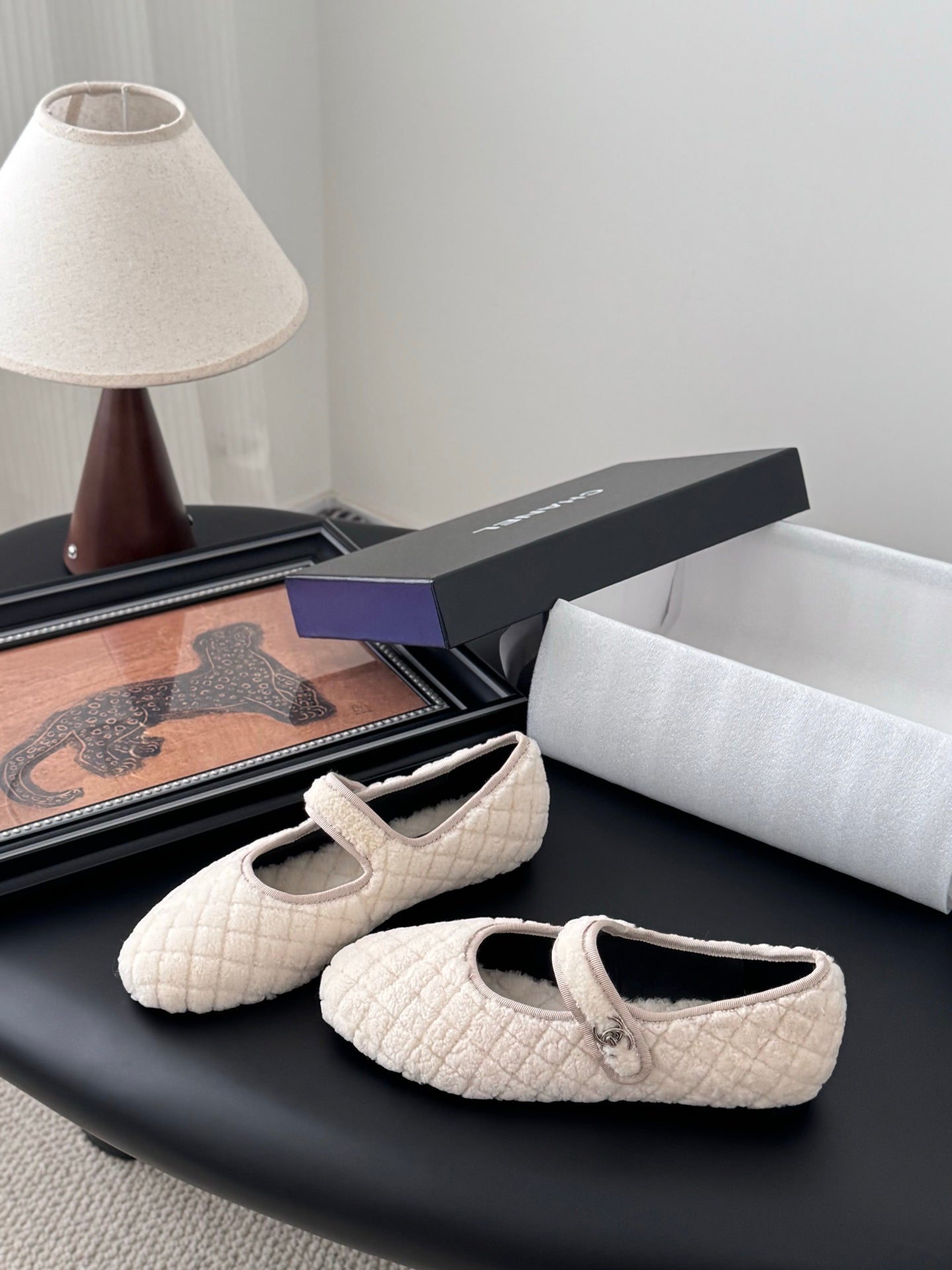 C 25K New wool ballet flats