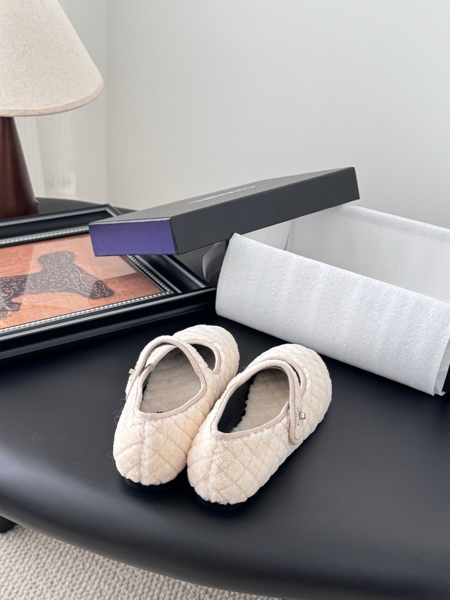C 25K New wool ballet flats