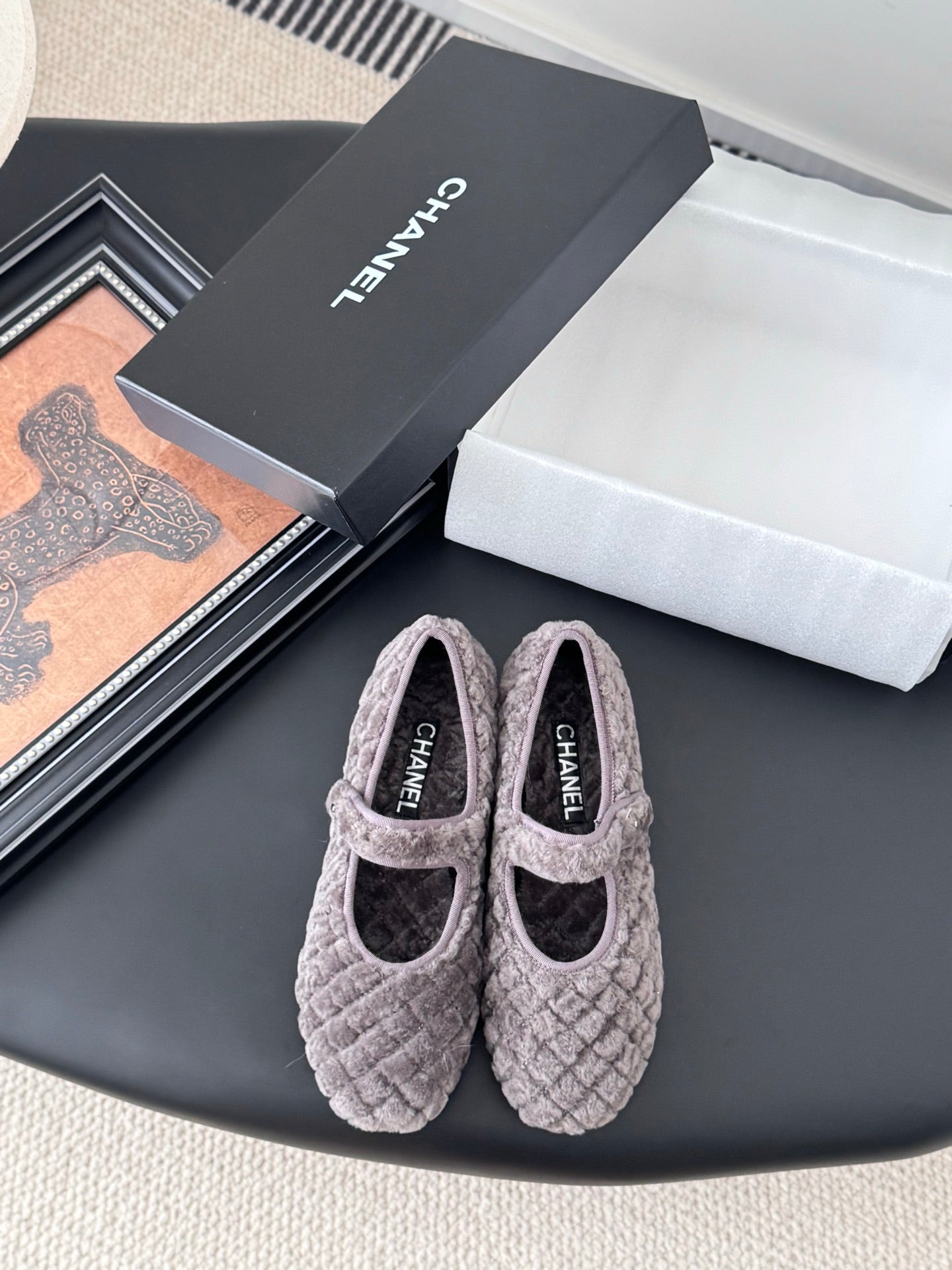 C 25K New wool ballet flats