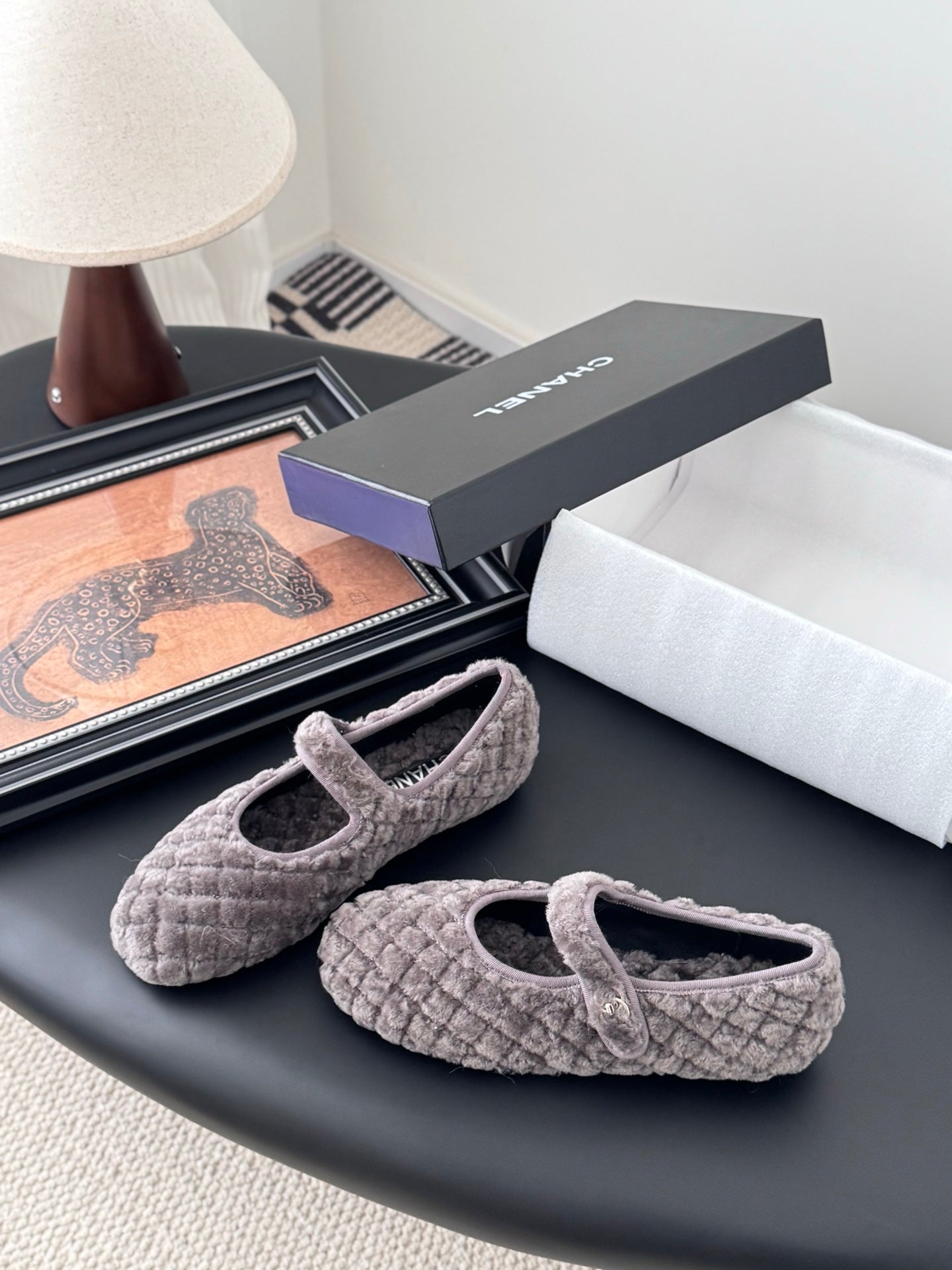C 25K New wool ballet flats
