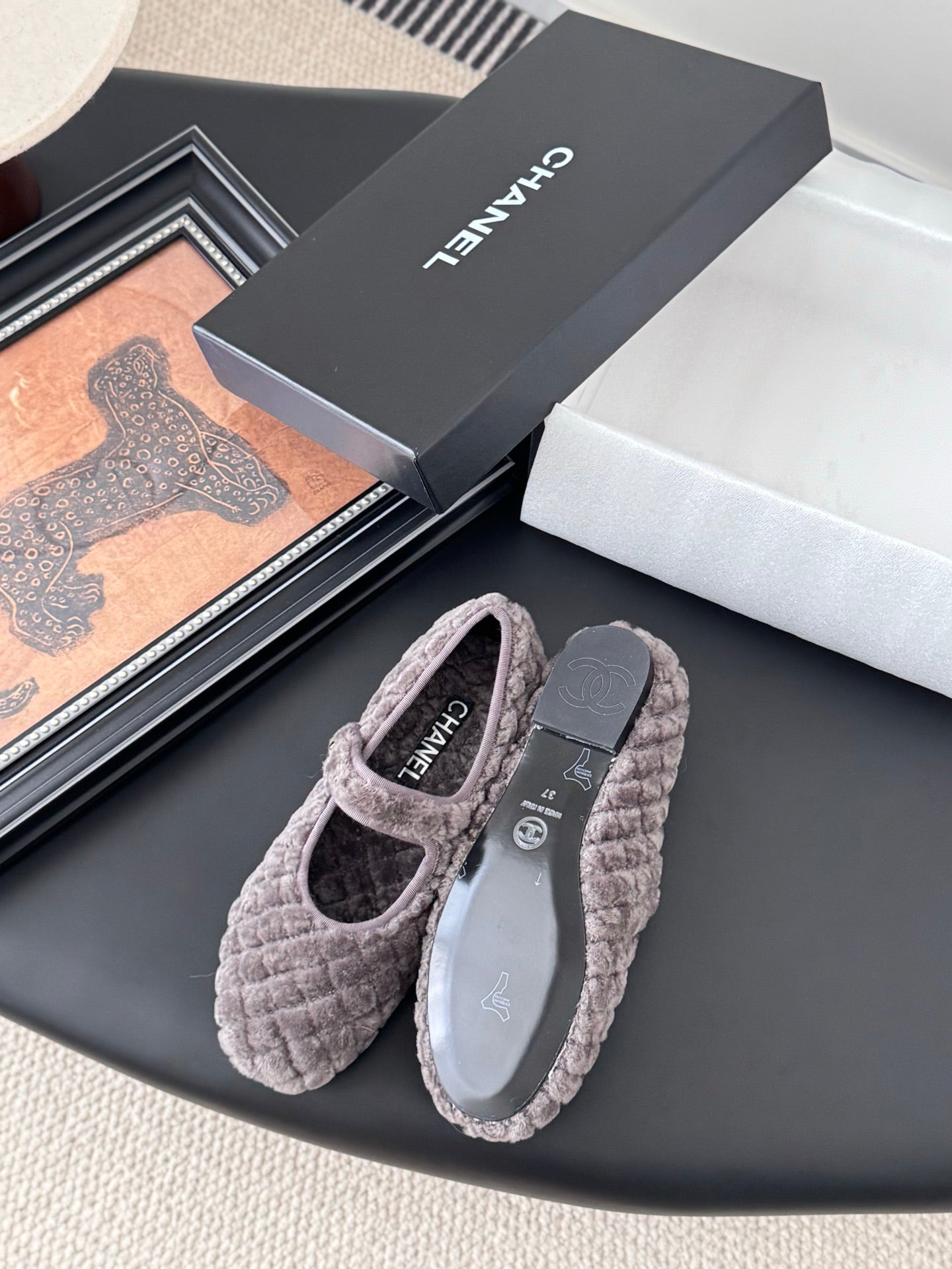 C 25K New wool ballet flats
