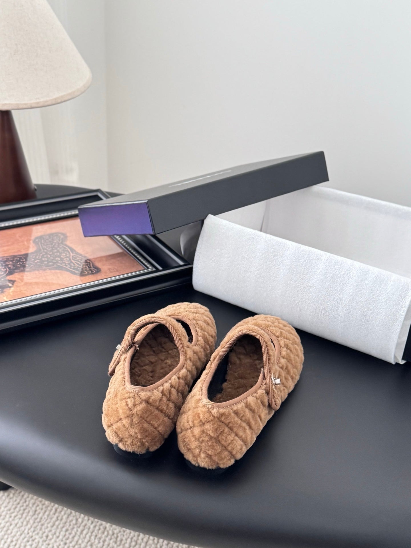 C 25K New wool ballet flats