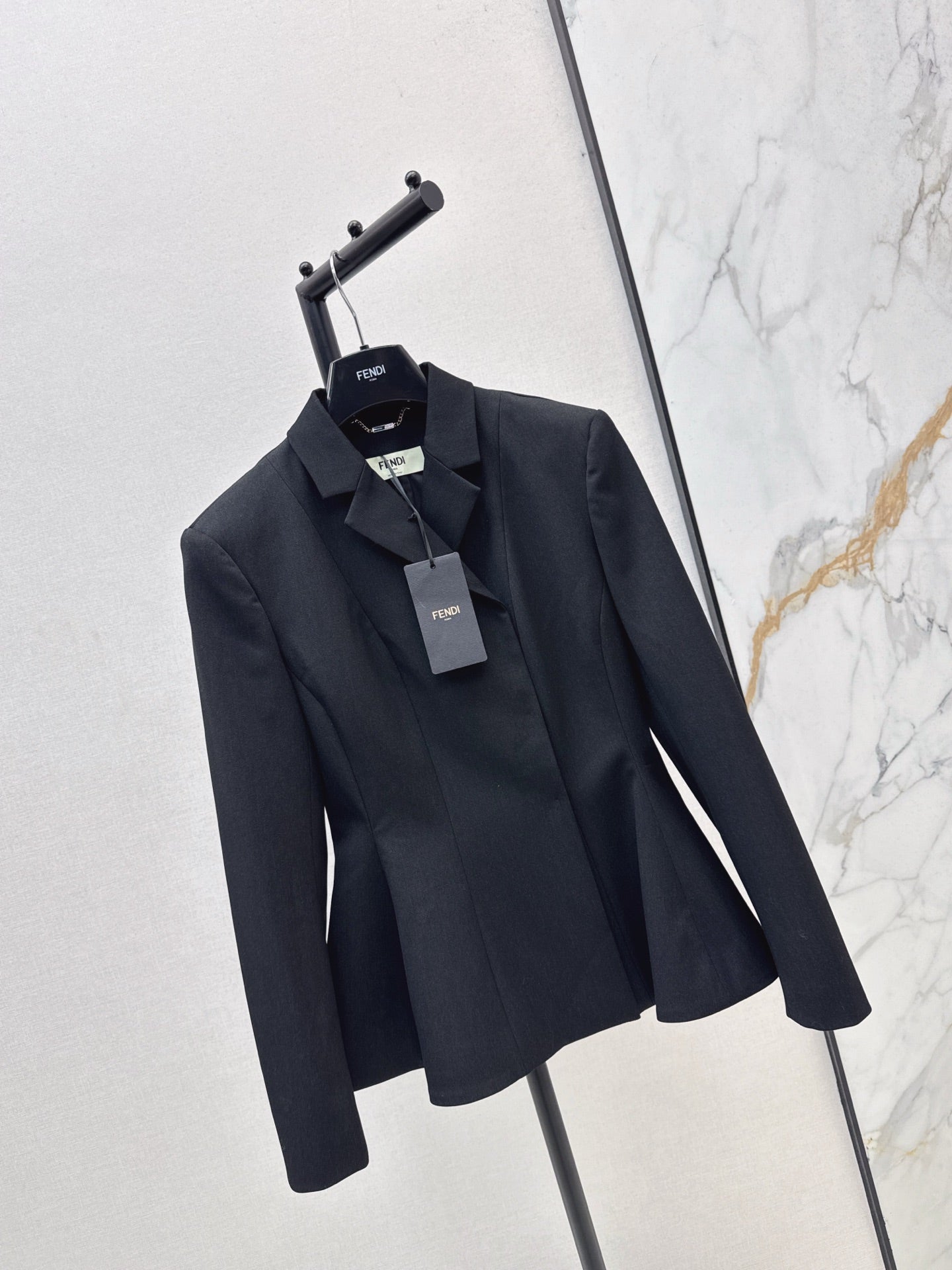 Fe 25 New Black Short Suit Jacket