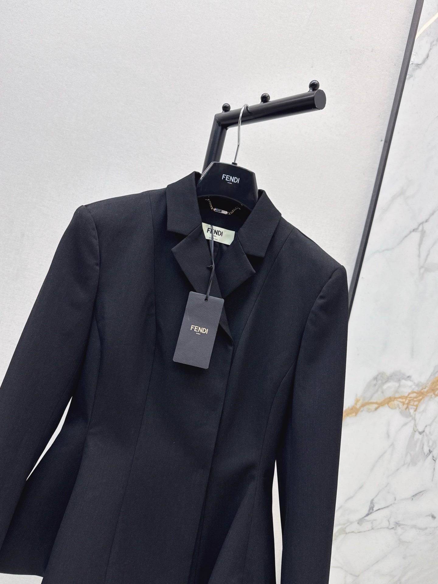 Fe 25 New Black Short Suit Jacket