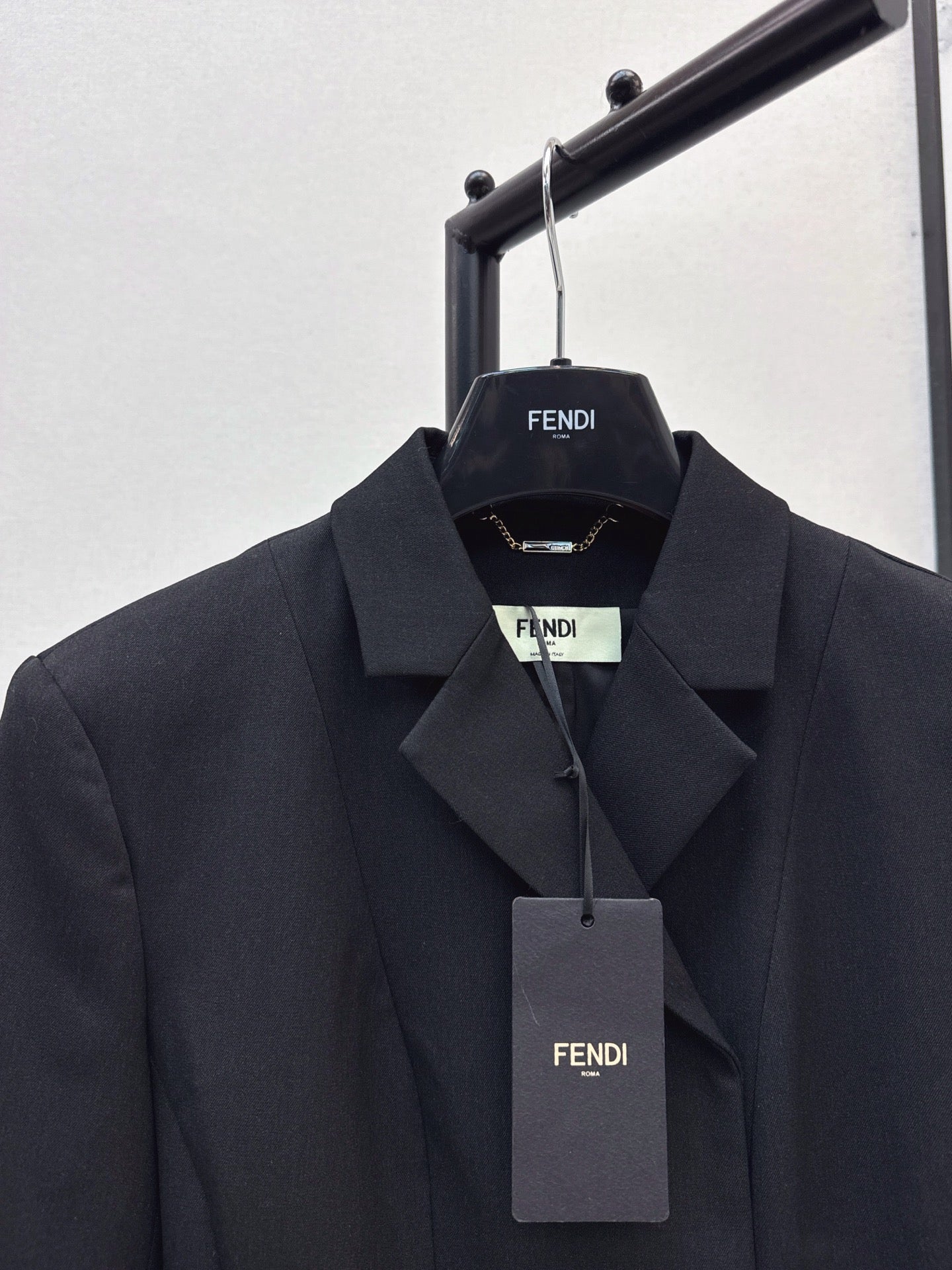 Fe 25 New Black Short Suit Jacket
