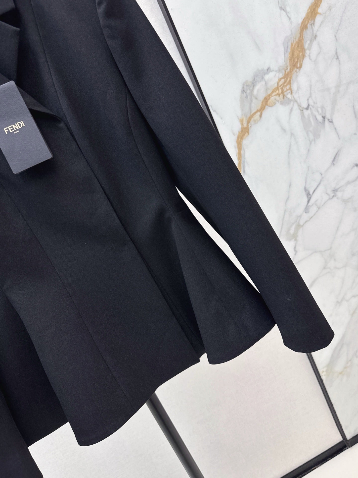 Fe 25 New Black Short Suit Jacket