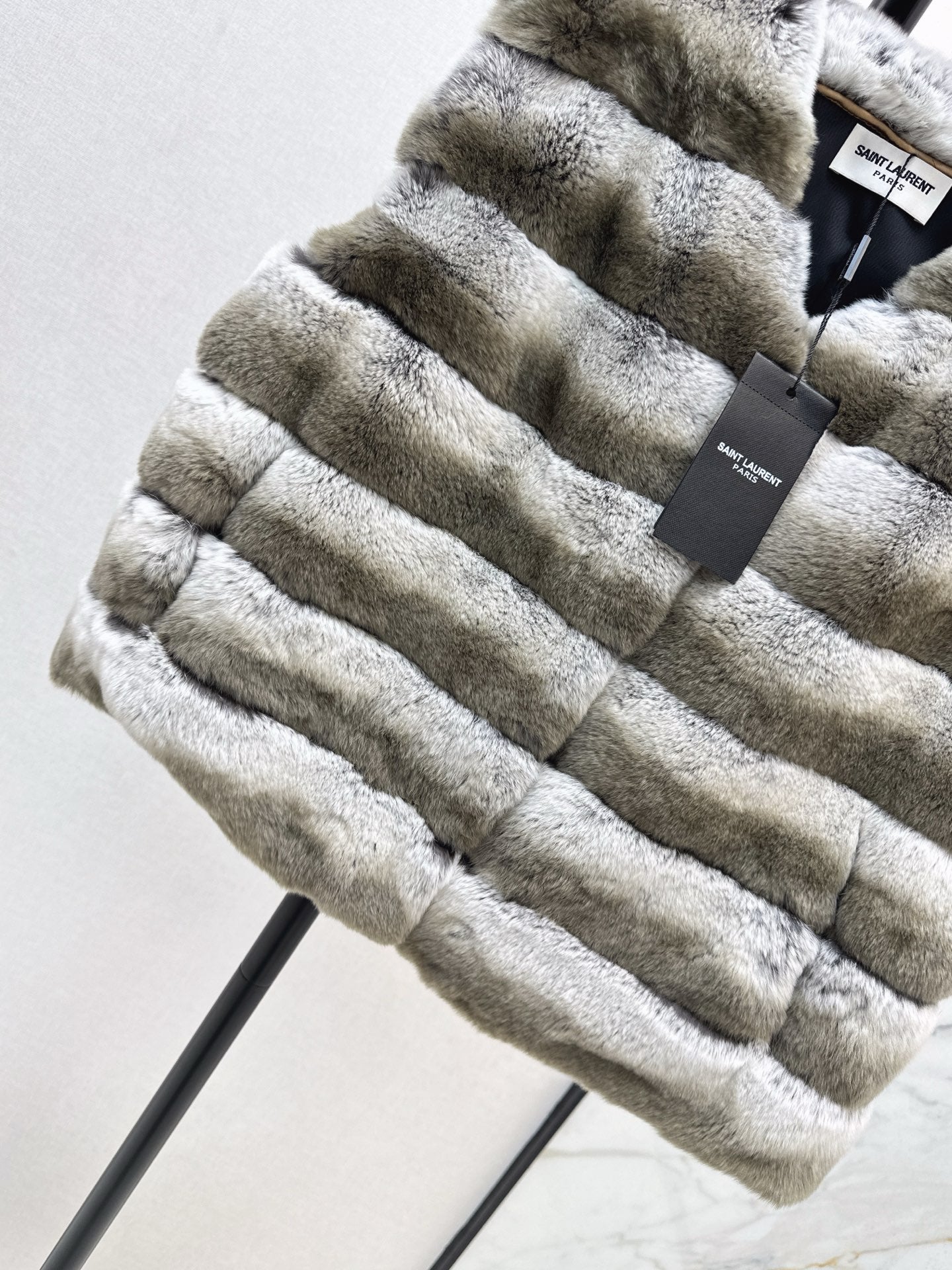Y 25 My Neighbor Totoro Rabbit Fur Series Scarf + Vest(GRAY/BROWN/WHITE)