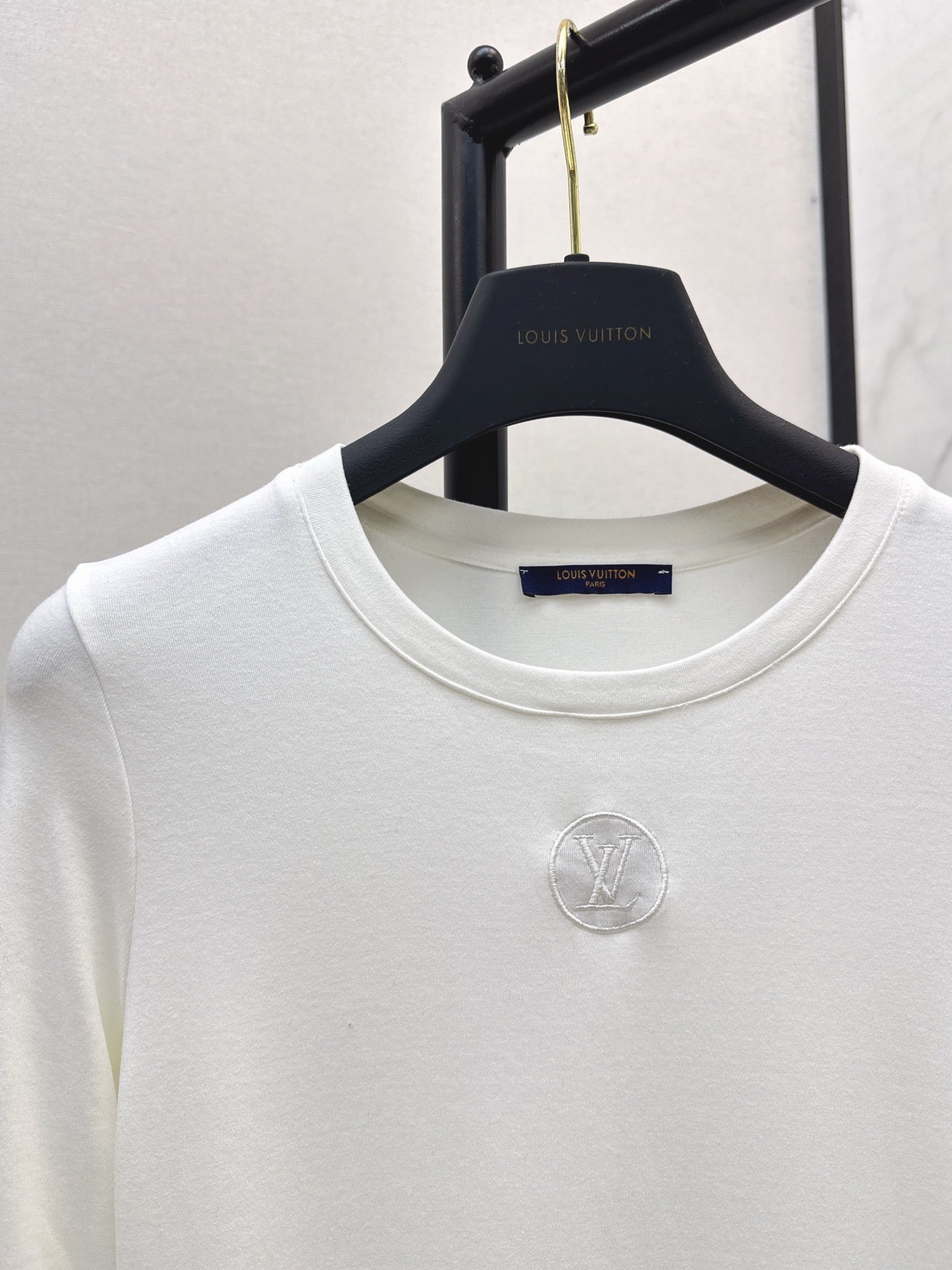 L 25 New Slim Logo Bottoming Dress(WHITE/BLACK/BROWN)