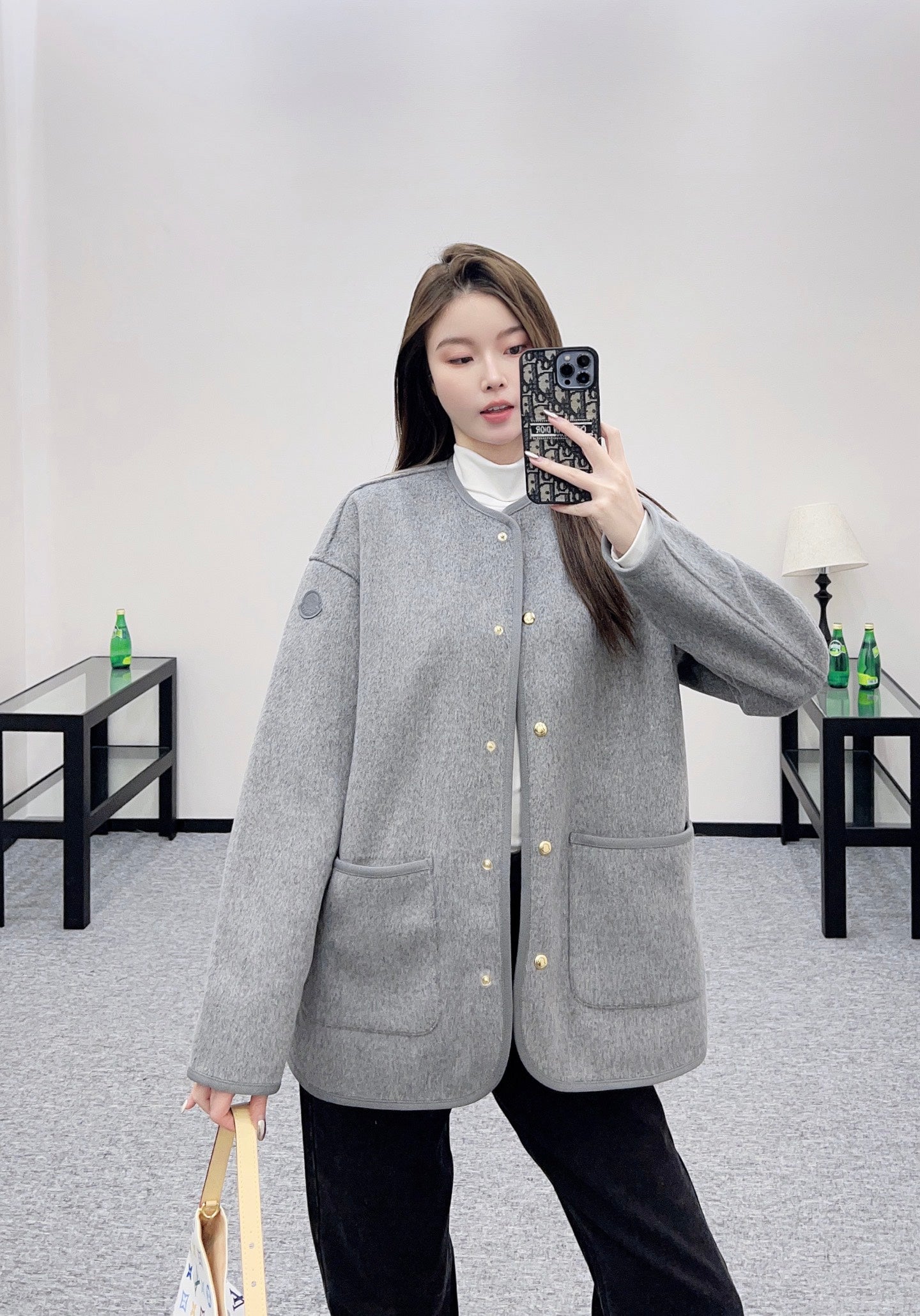 Mon 25 Two piece hooded down jacket set