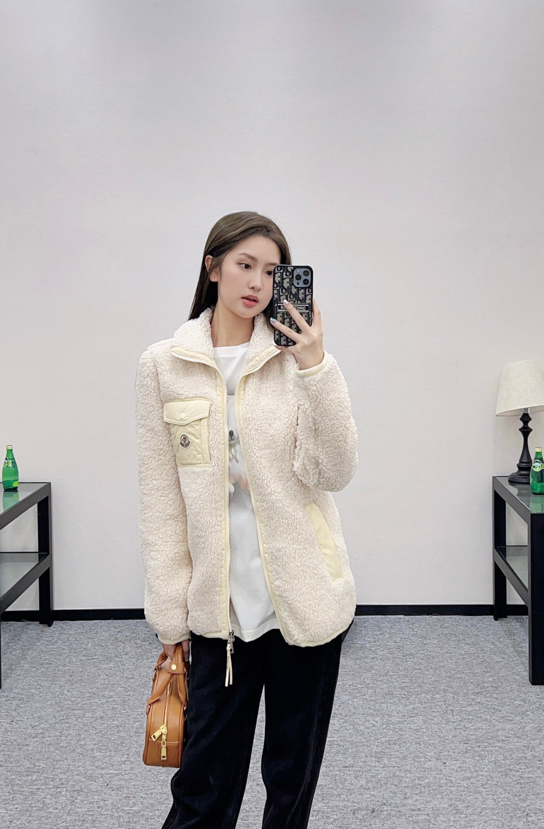 Mon 25 Teddy plush cotton jacket