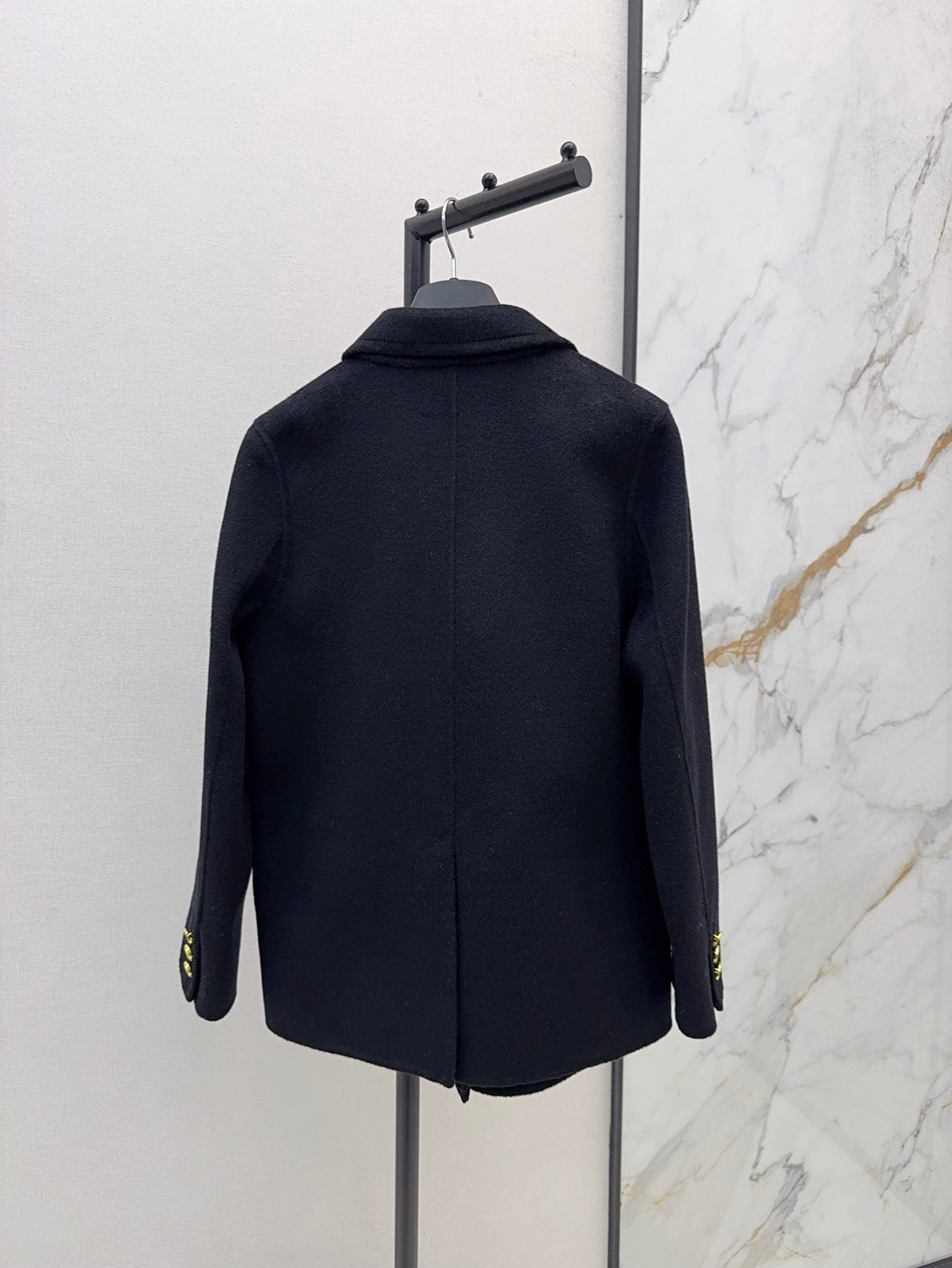 Bal 25 New classic wool and cashmere jacket(GRAY/BLACK)