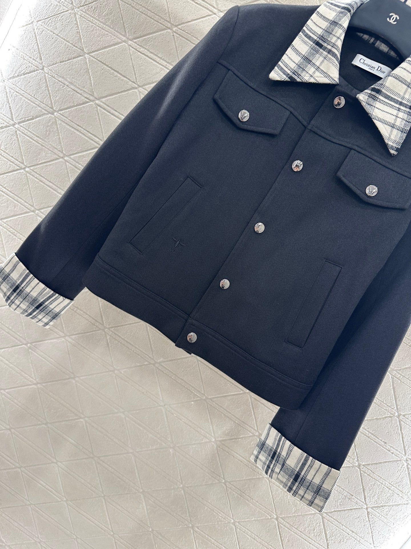 Di 25 Check lapel jacket