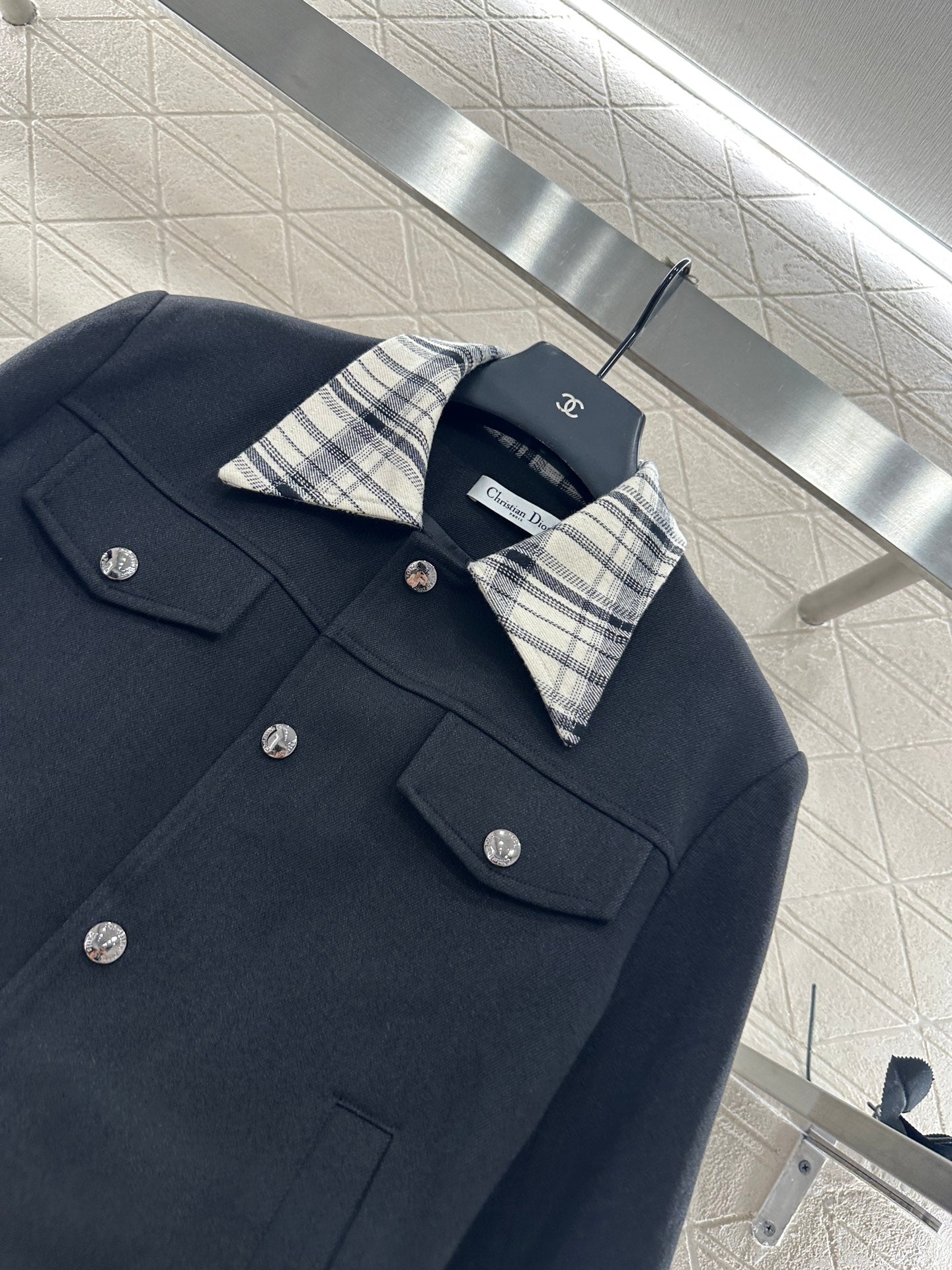 Di 25 Check lapel jacket