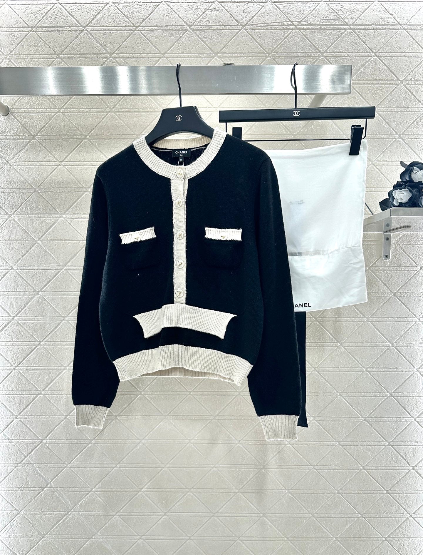 C 25 Pocket Knit Cashmere Sweater