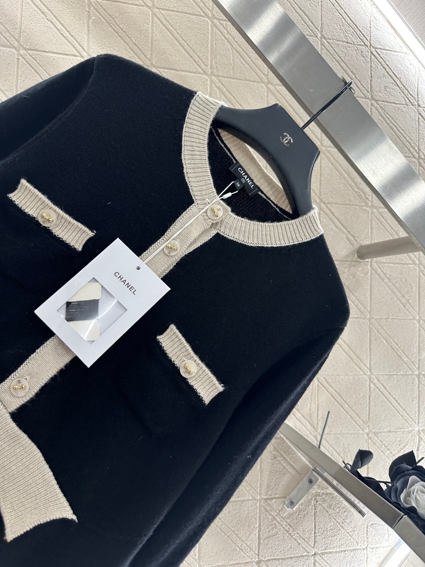 C 25 Pocket Knit Cashmere Sweater