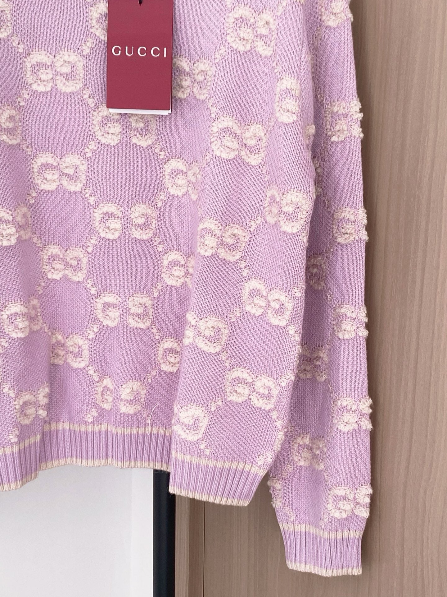 Gu 25 New knitted round neck wool sweater