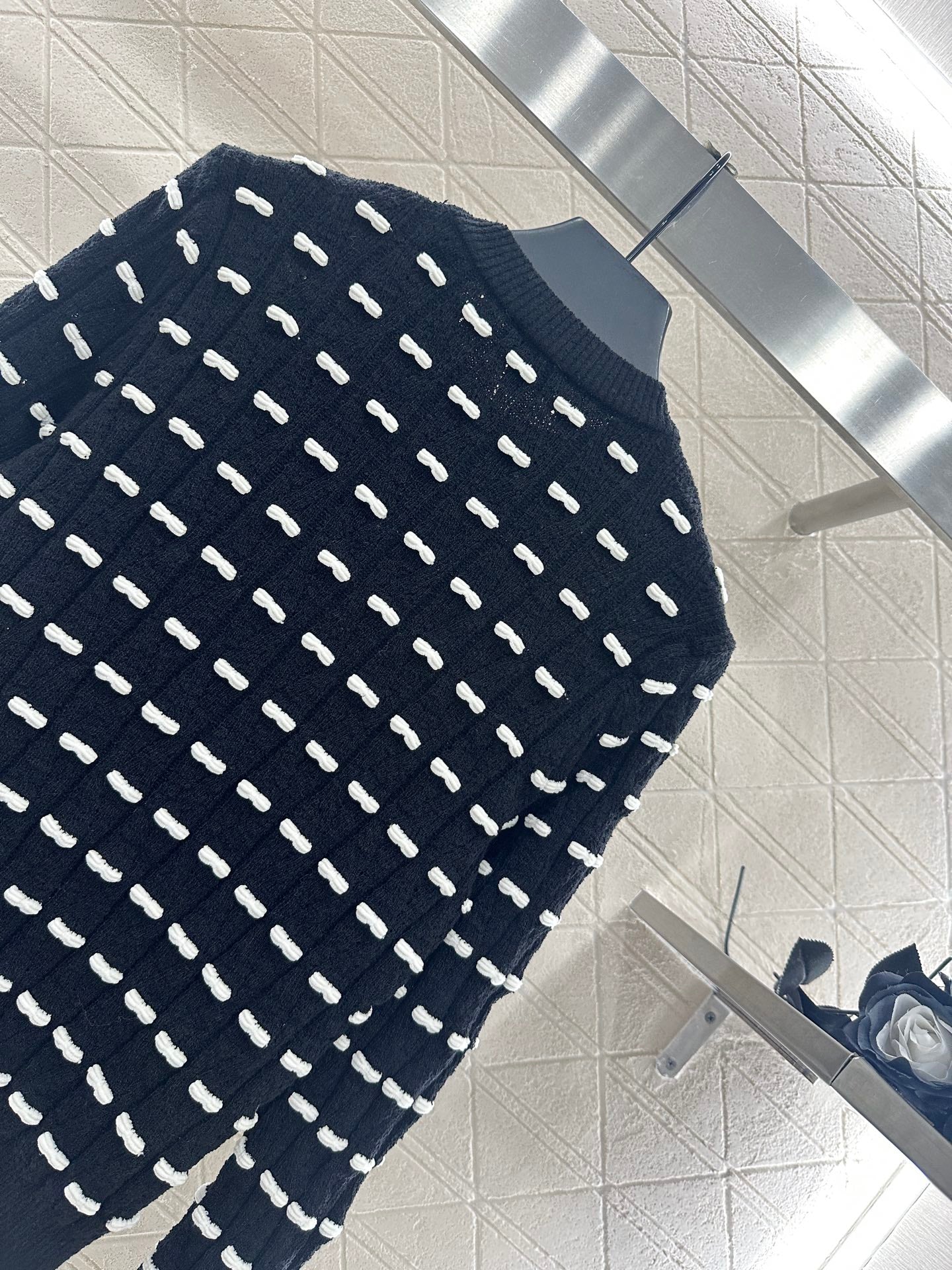 C 25 Bow Knitted Wool sweater