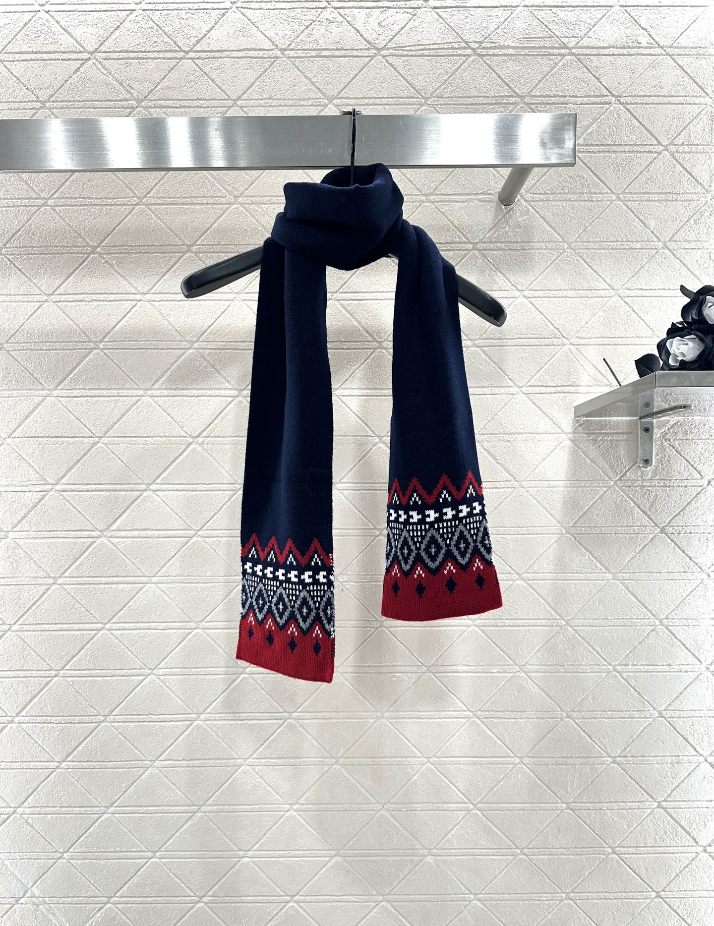 Mi 25 Scarf + Crochet Cardigan Two-Piece Set
