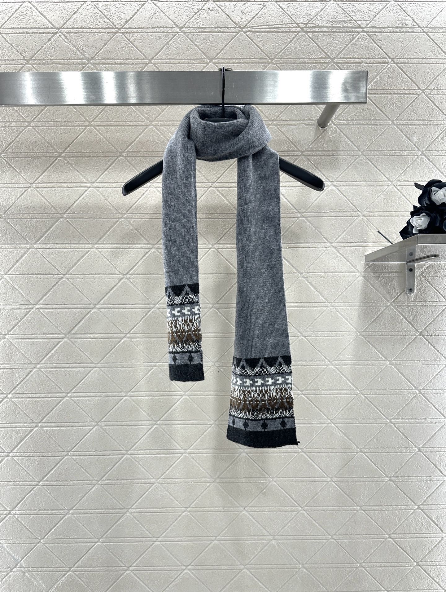 Mi 25 Scarf + Crochet Cardigan Two-Piece Set