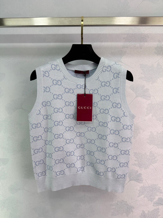 G 25 Spring and summer new knitted round neck undershirt