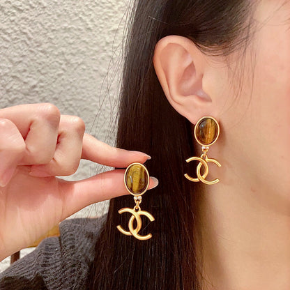 C 25  Alphabet Earrings