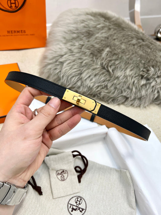 1.8MM Kelly Rose Gold Buckle Belt