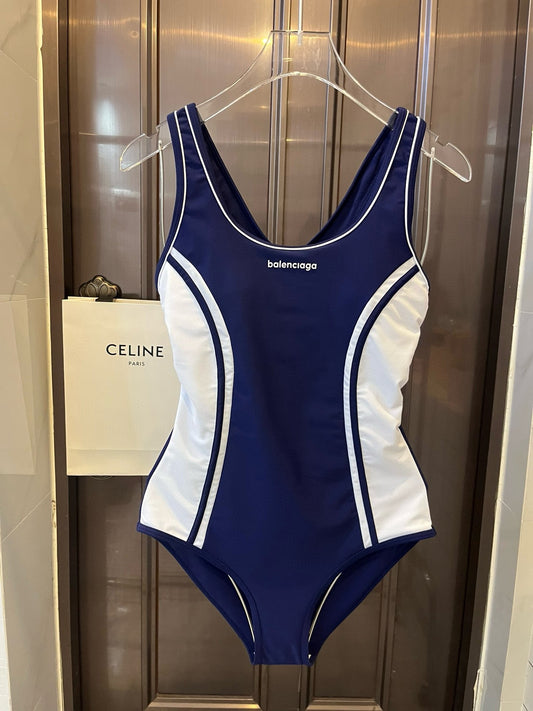 B 25 Navy Blue Swimsuit