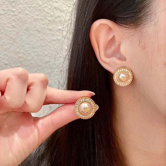 C 25 Round Earrings
