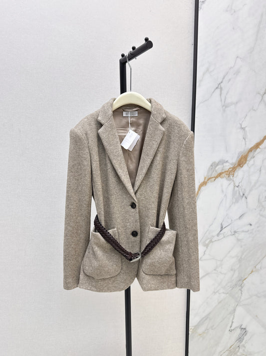 Bru 25 New custom dyed knit blazer