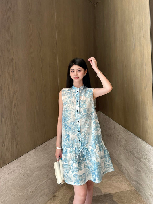 D 25 New jungle animal print undershirt dress