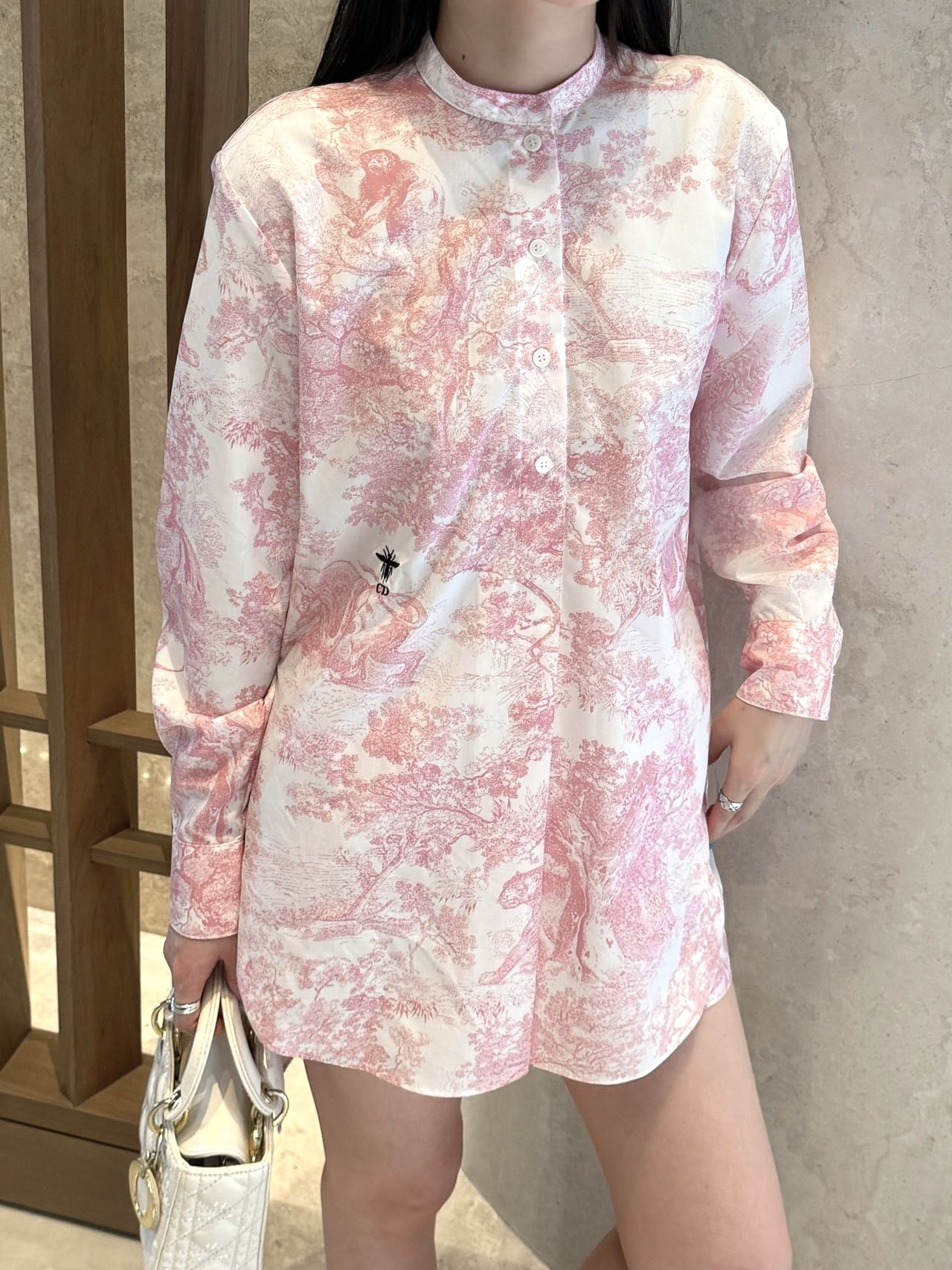 D 25 New Shirt Jungle Animal Print Long Sleeve Shirt